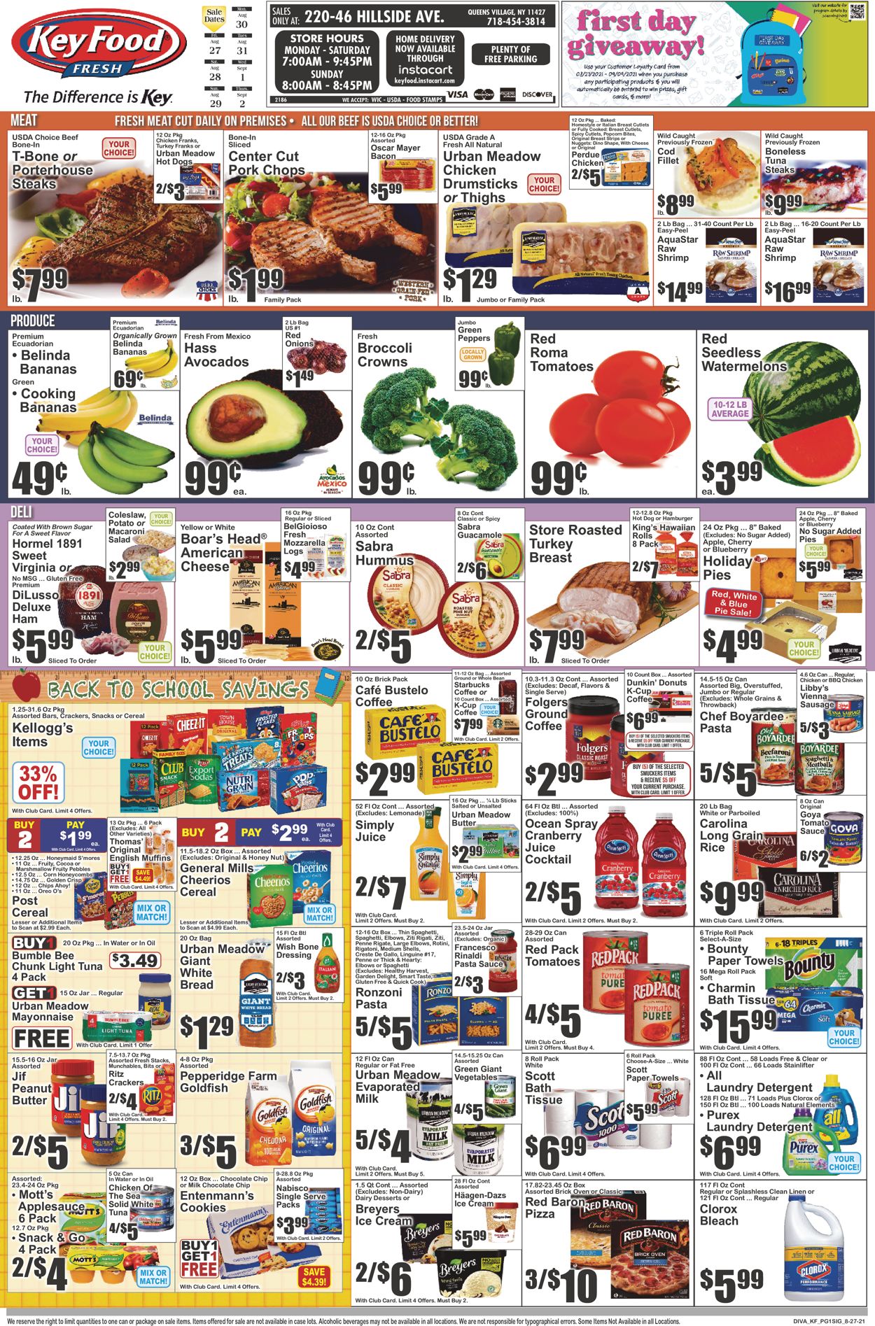 Key Food Weekly Ad Circular - valid 08/27-09/02/2021