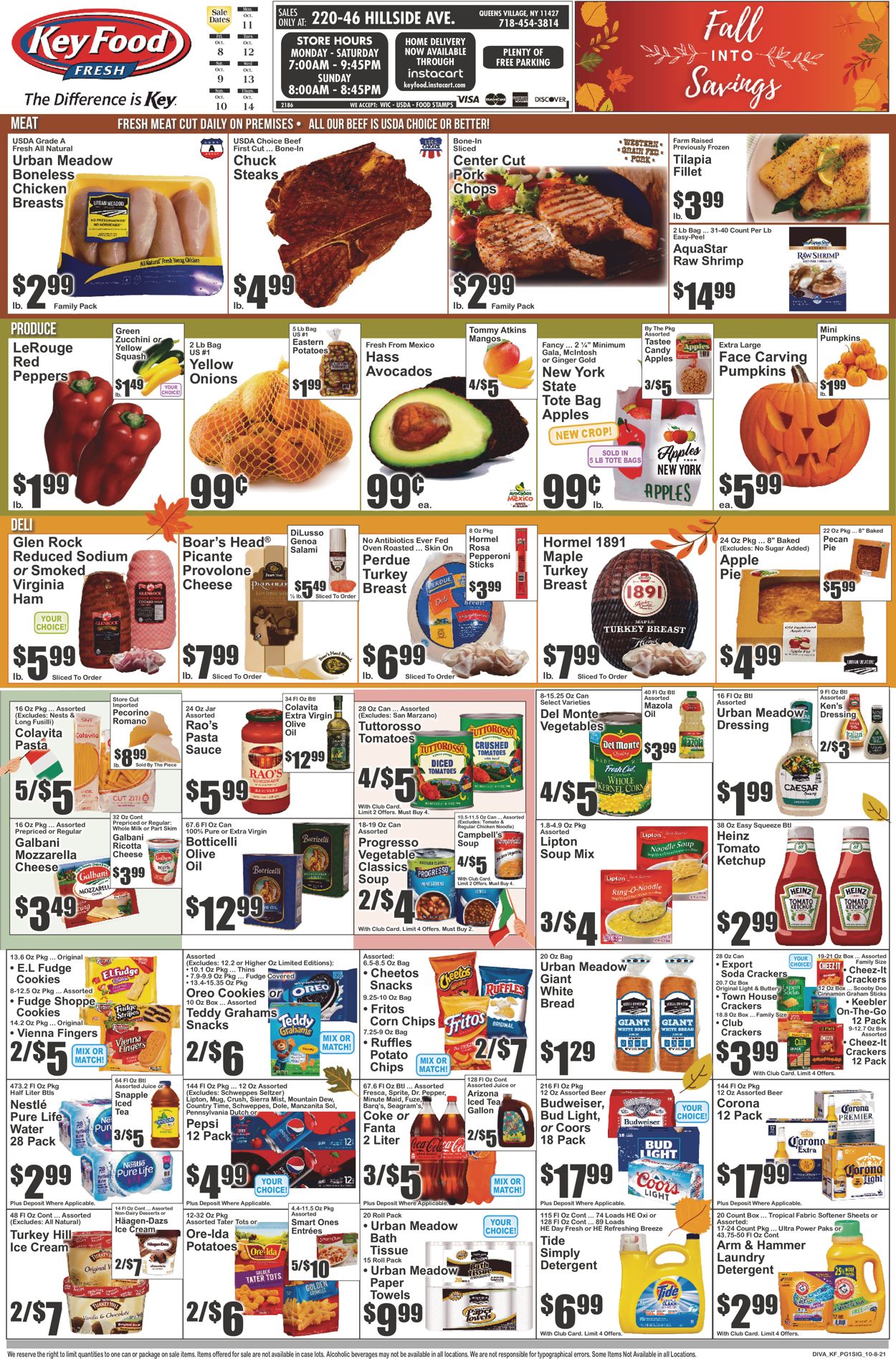Key Food Weekly Ad Circular - valid 10/08-10/14/2021