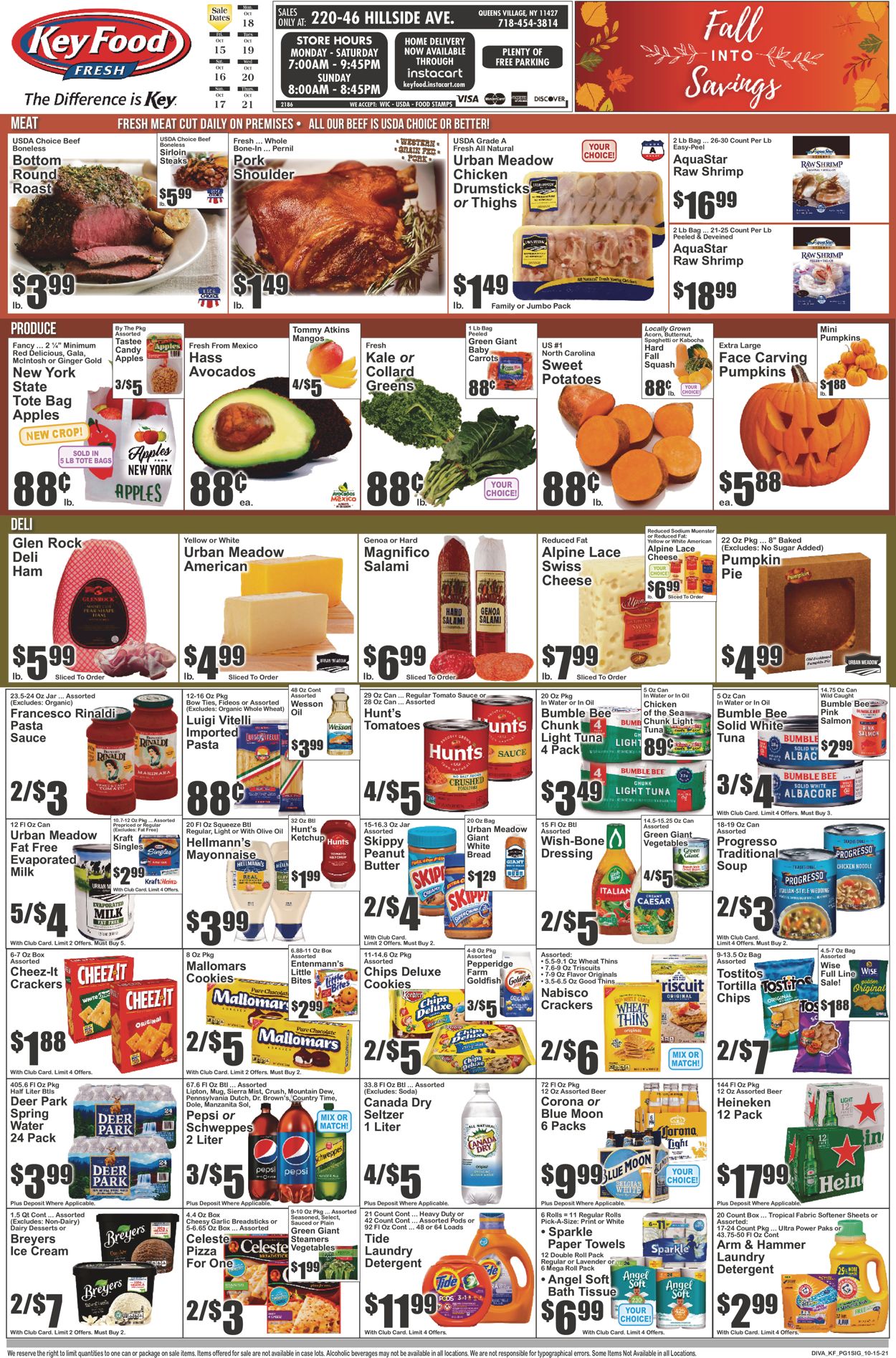 Key Food Weekly Ad Circular - valid 10/15-10/21/2021