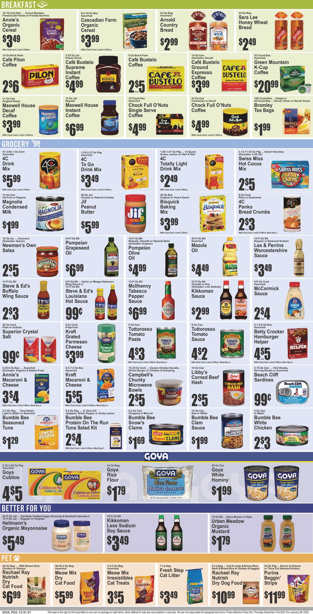 Key Food Weekly Ad Circular - valid 12/31-01/06/2022 (Page 6)