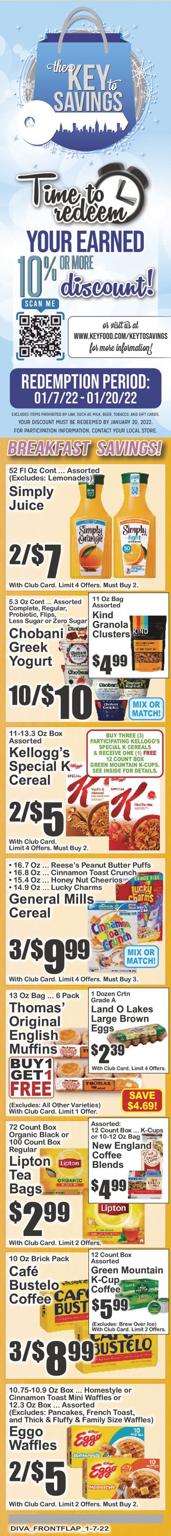 Key Food Weekly Ad Circular - valid 01/07-01/13/2022 (Page 2)