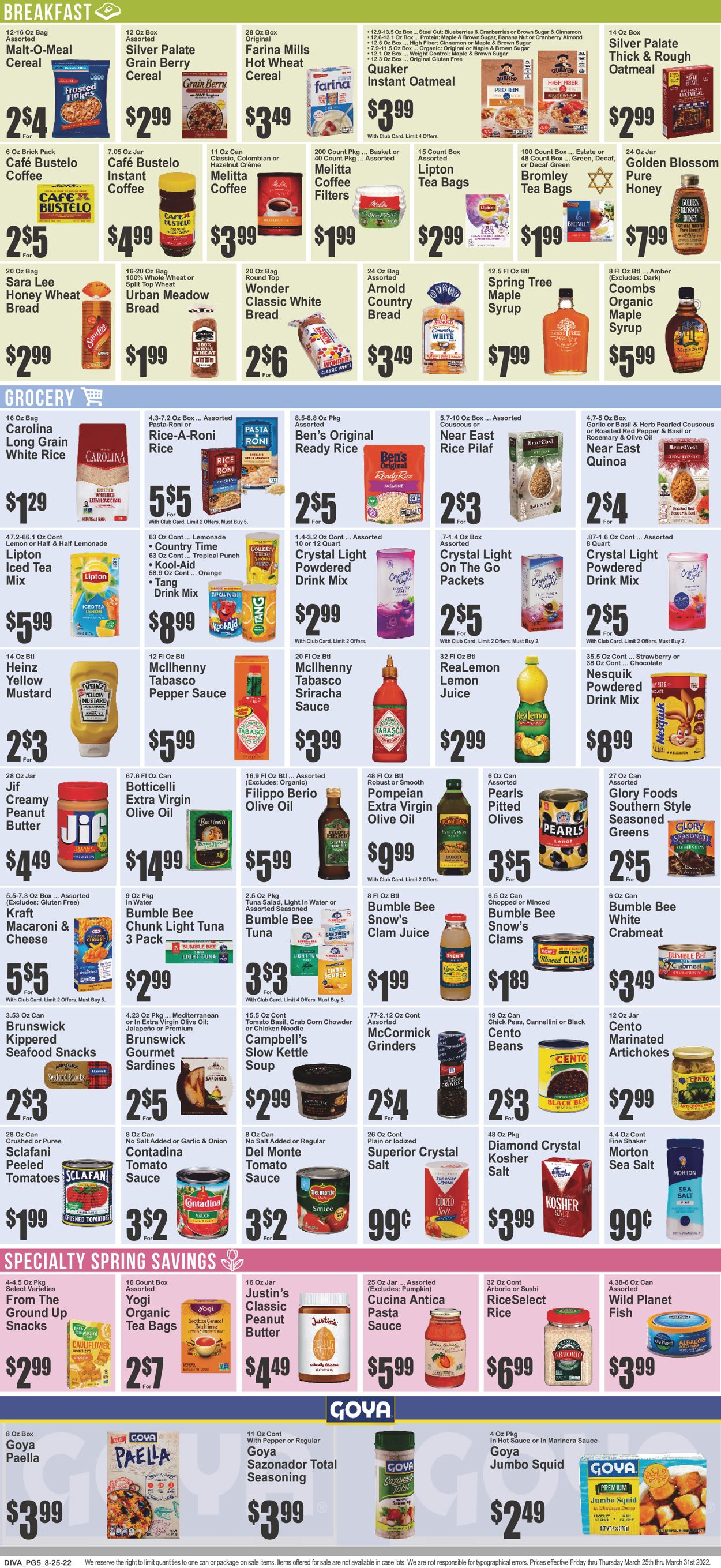 Key Food Weekly Ad Circular - valid 03/25-03/31/2022 (Page 6)