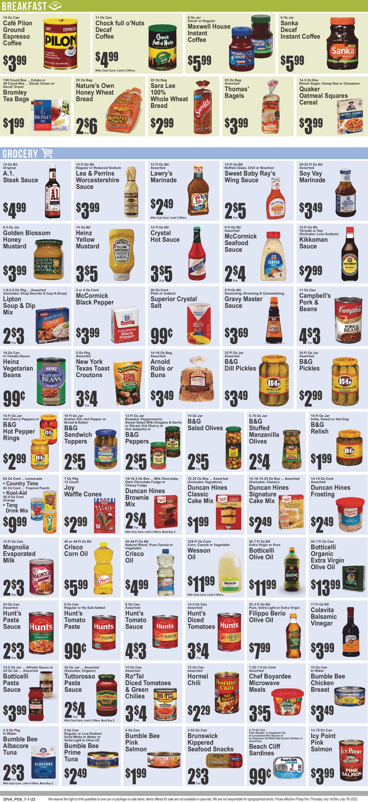 Key Food Weekly Ad Circular - valid 07/01-07/07/2022 (Page 7)
