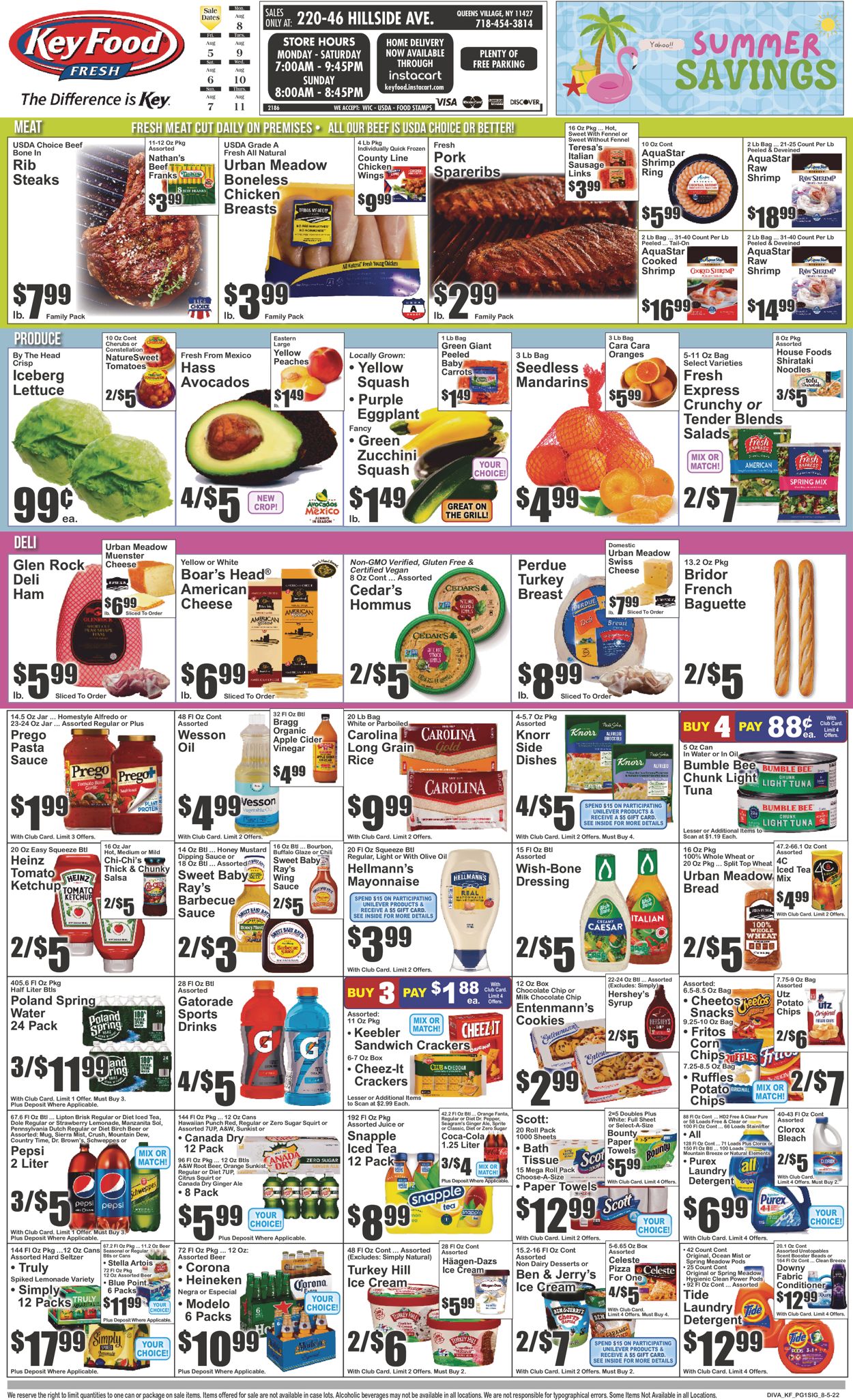 Key Food Weekly Ad Circular - valid 08/05-08/11/2022