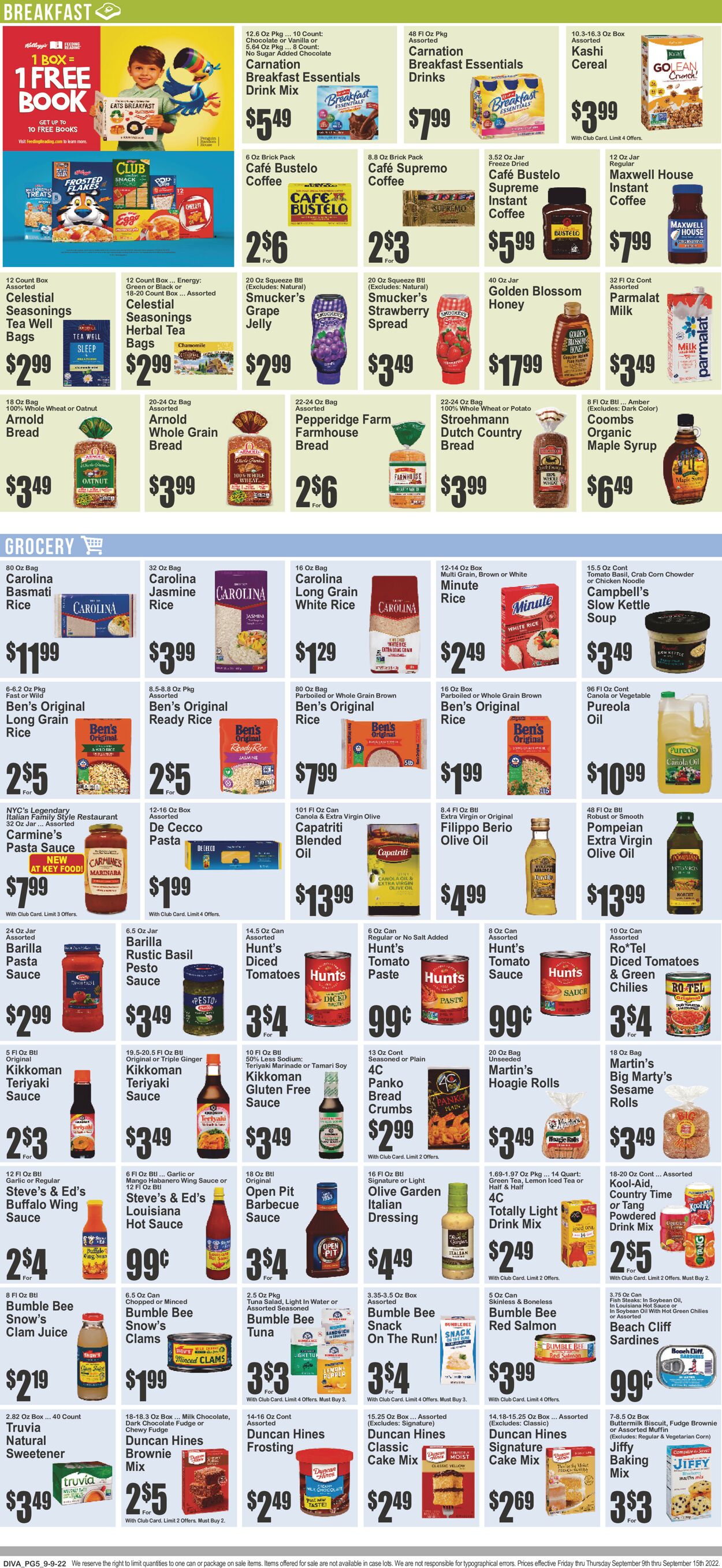 Key Food Weekly Ad Circular - valid 09/09-09/15/2022 (Page 6)