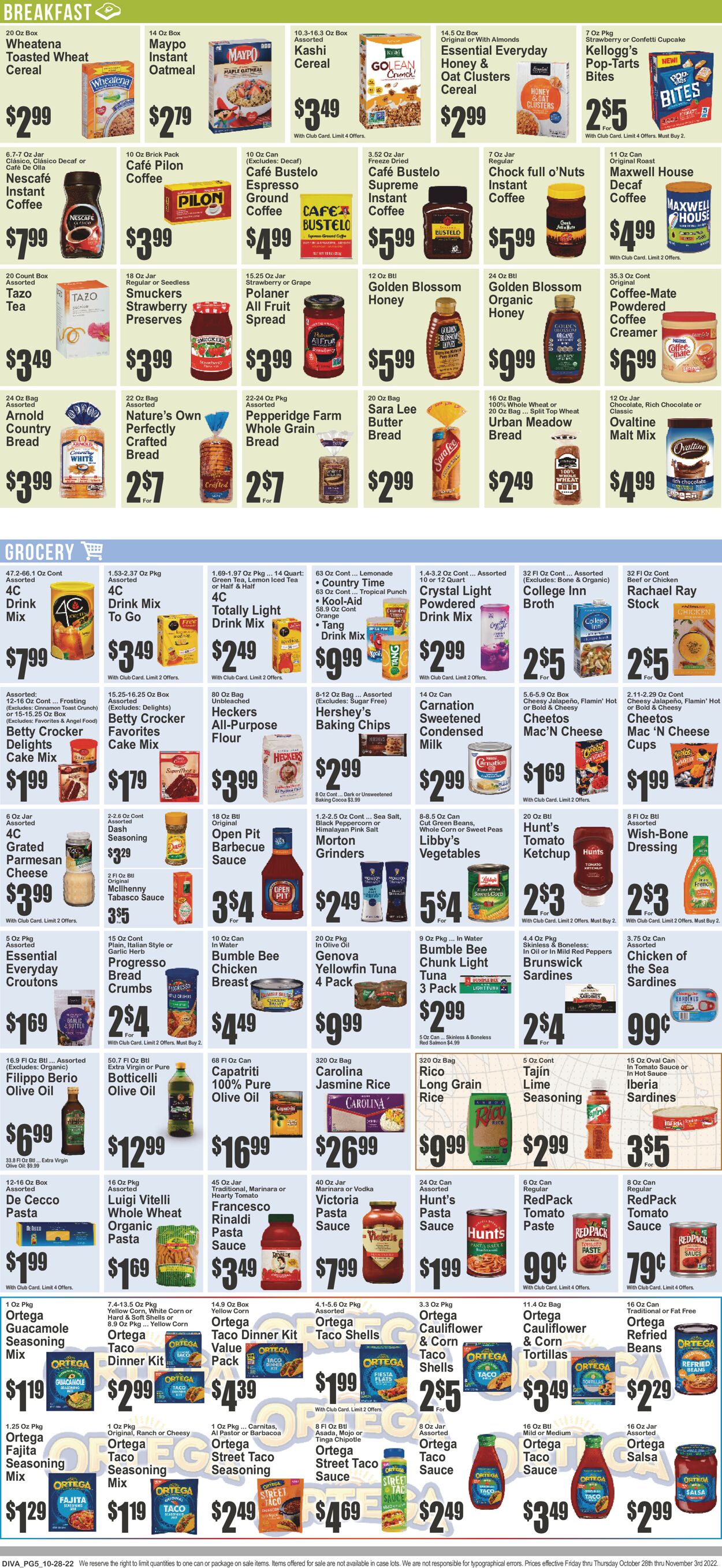 Key Food Weekly Ad Circular - valid 10/28-11/03/2022 (Page 6)