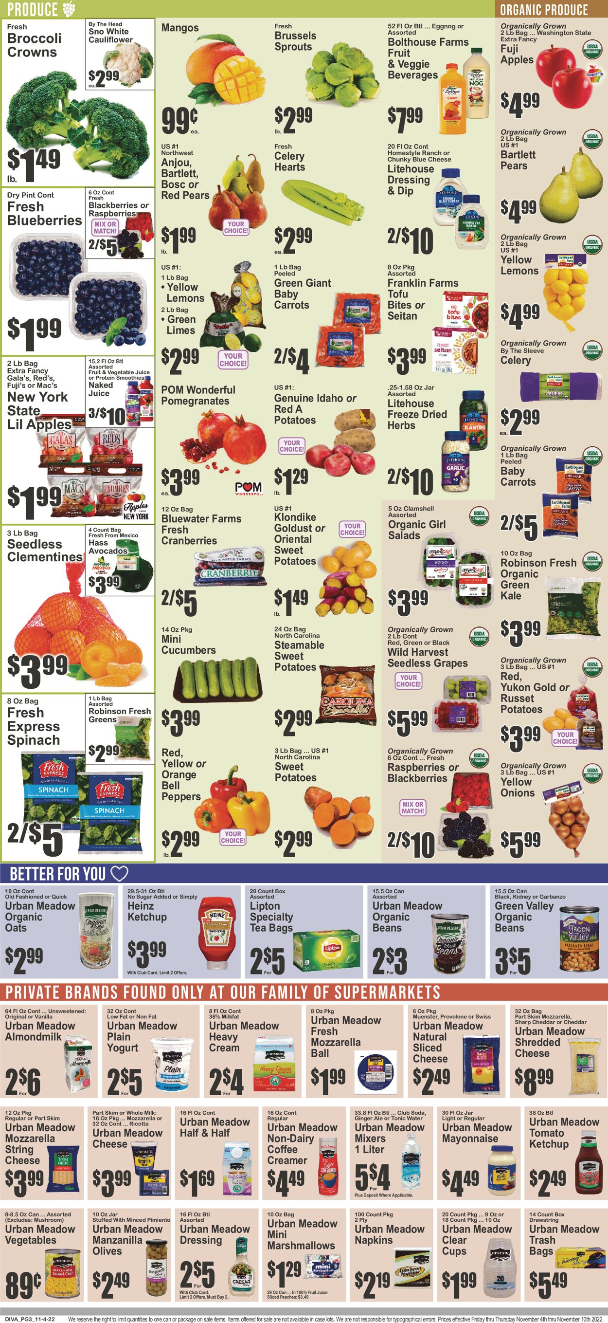 Key Food Weekly Ad Circular - valid 11/04-11/10/2022 (Page 4)