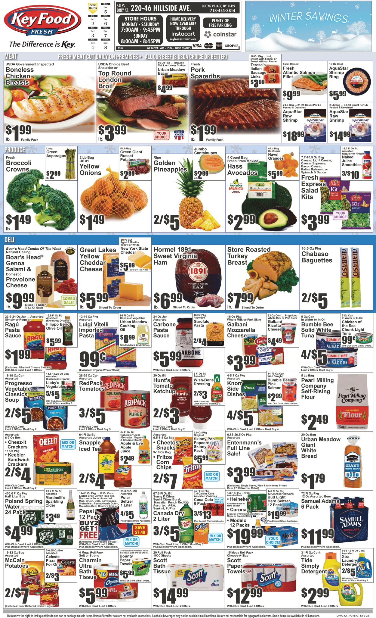 Key Food Weekly Ad Circular - valid 12/02-12/08/2022