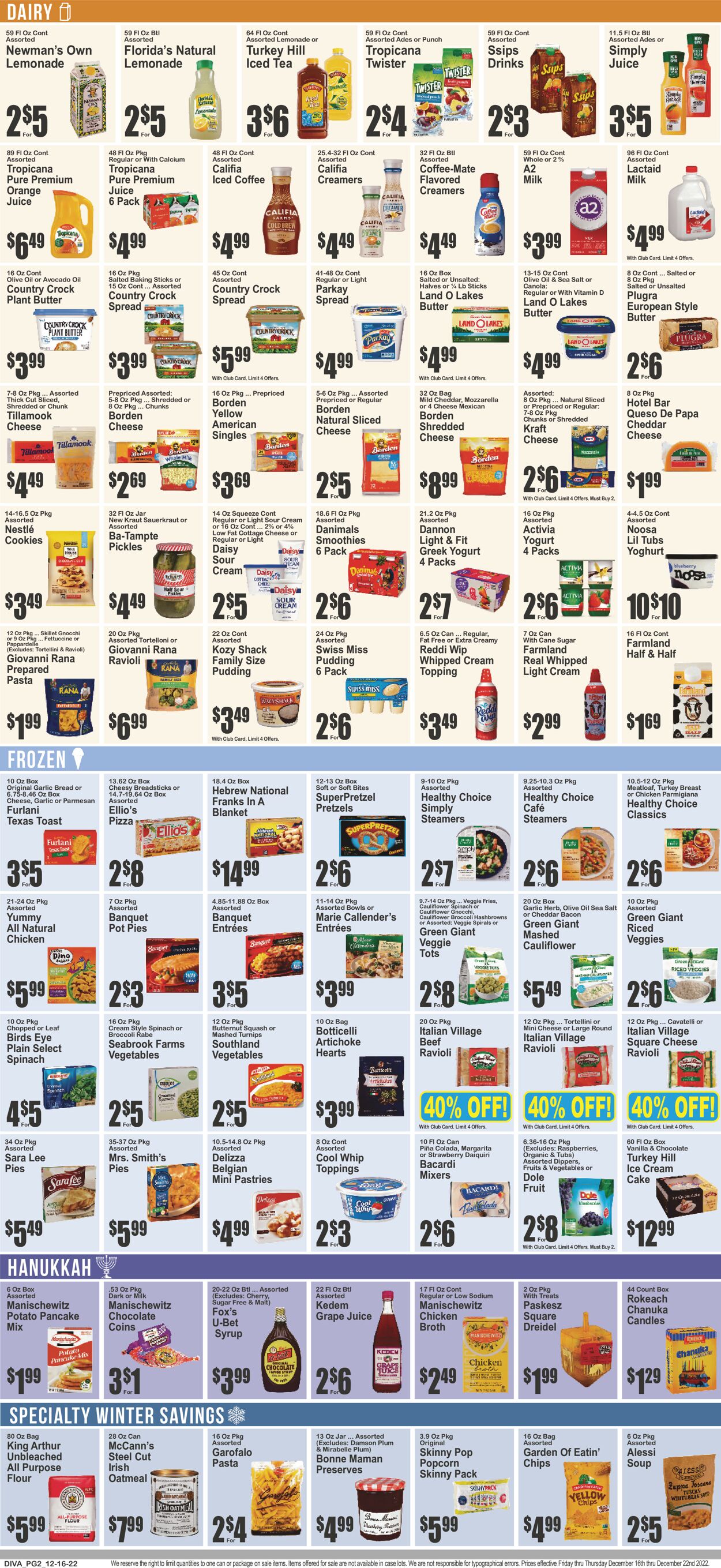 Key Food Weekly Ad Circular - valid 12/16-12/22/2022 (Page 3)