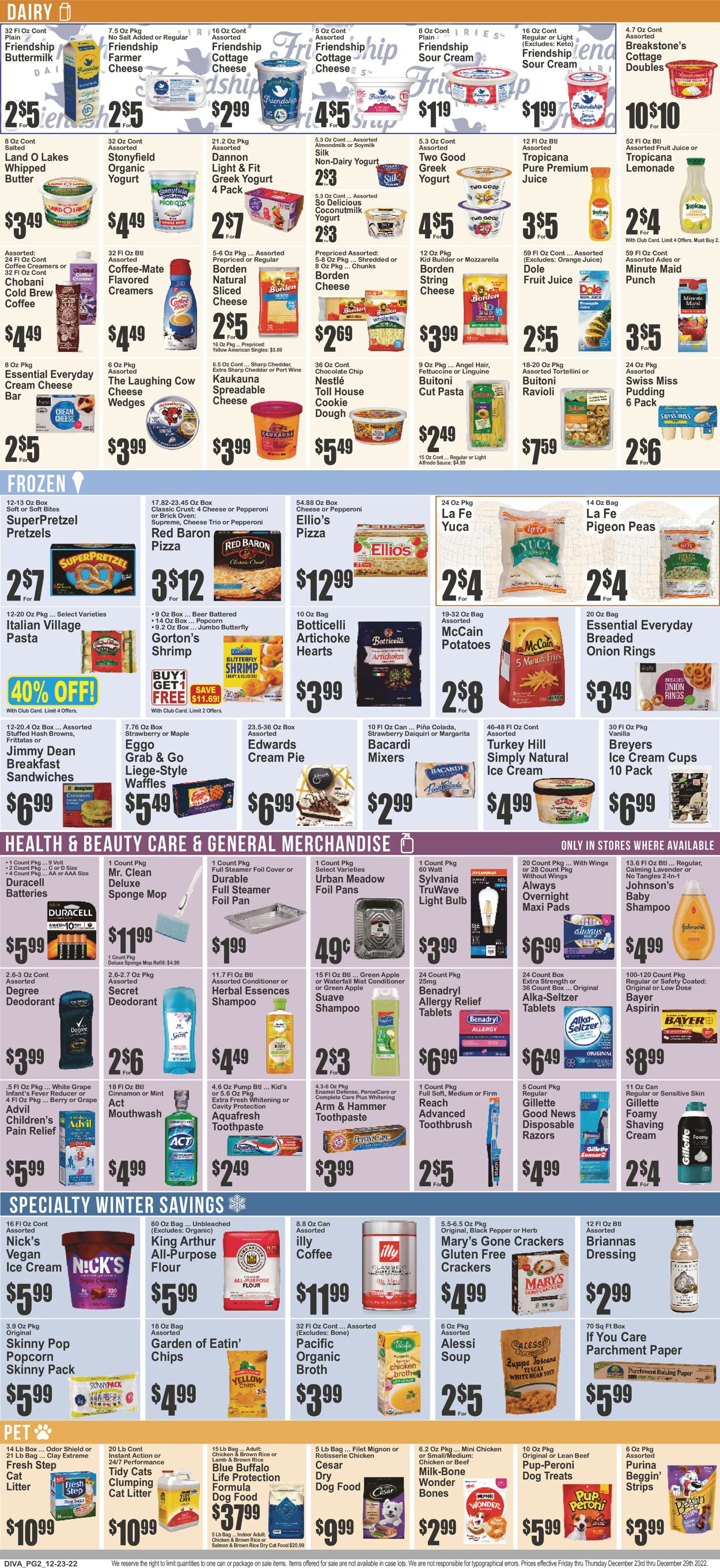 Key Food Weekly Ad Circular - valid 12/23-12/29/2022 (Page 3)