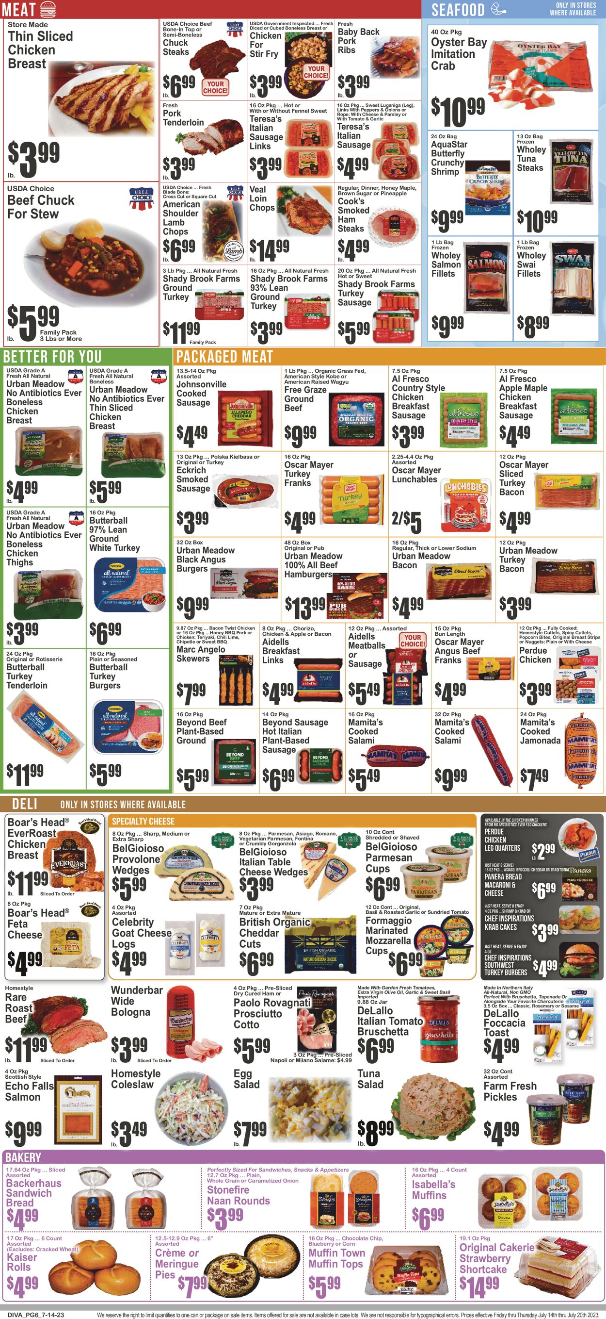 Key Food Weekly Ad Circular - valid 07/14-07/20/2023 (Page 7)