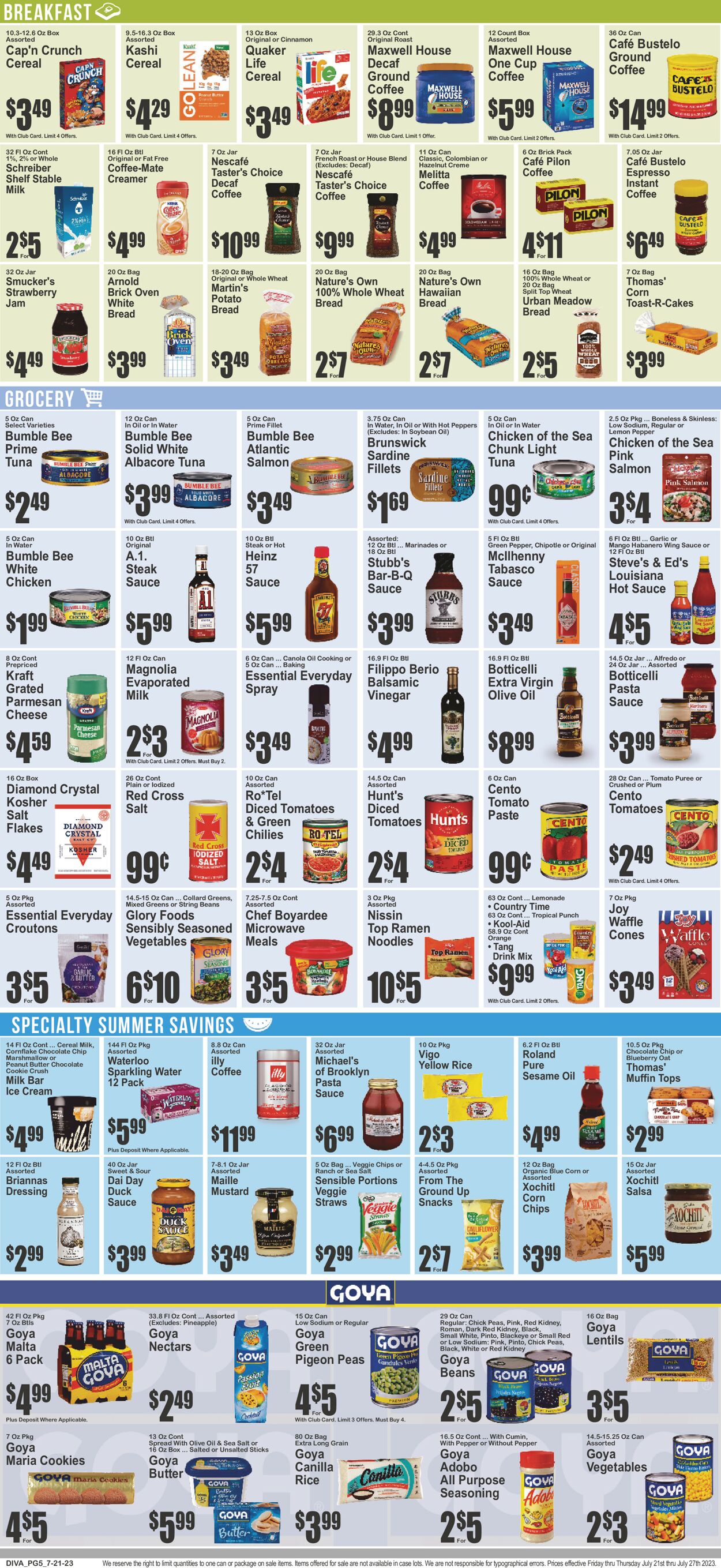 Key Food Weekly Ad Circular - valid 07/21-07/27/2023 (Page 6)