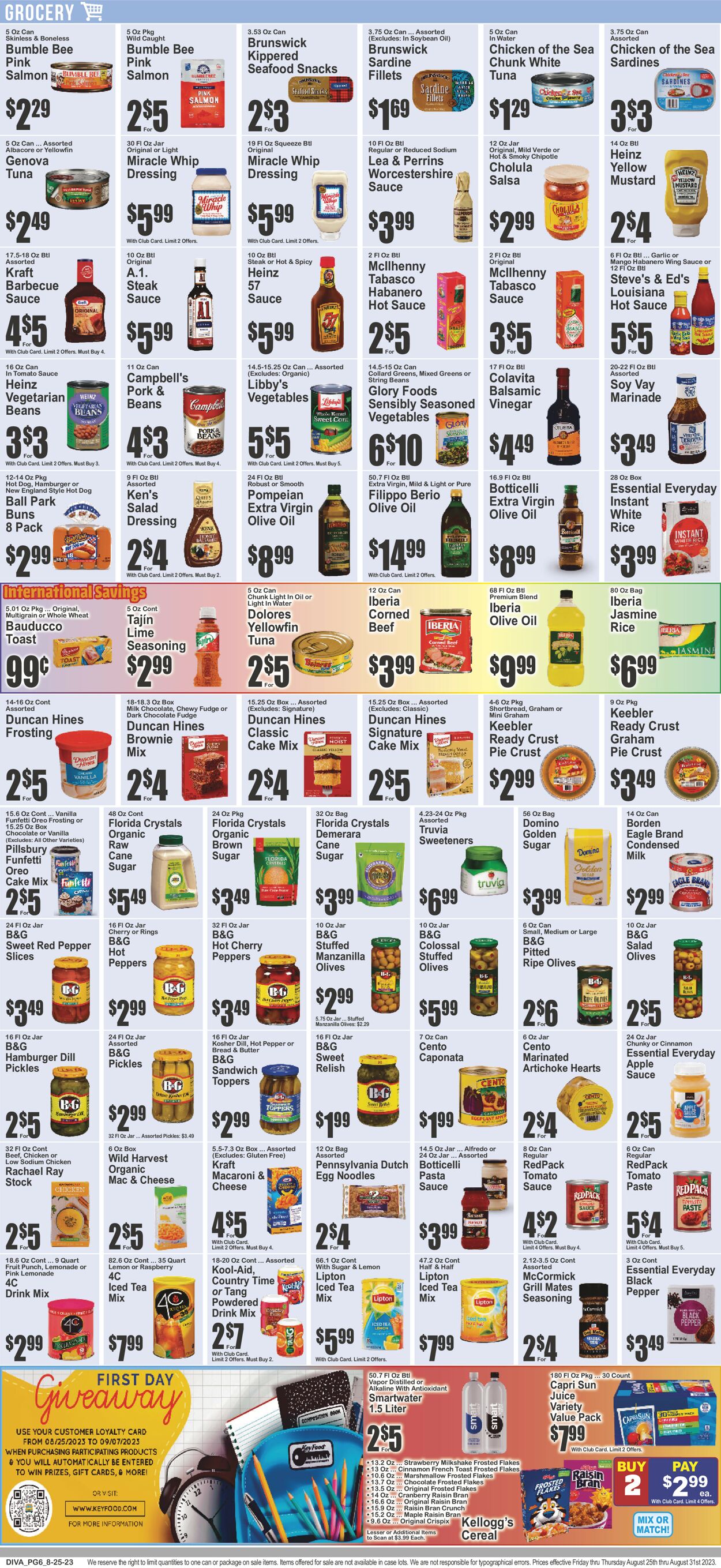 Key Food Weekly Ad Circular - valid 08/25-08/31/2023 (Page 7)