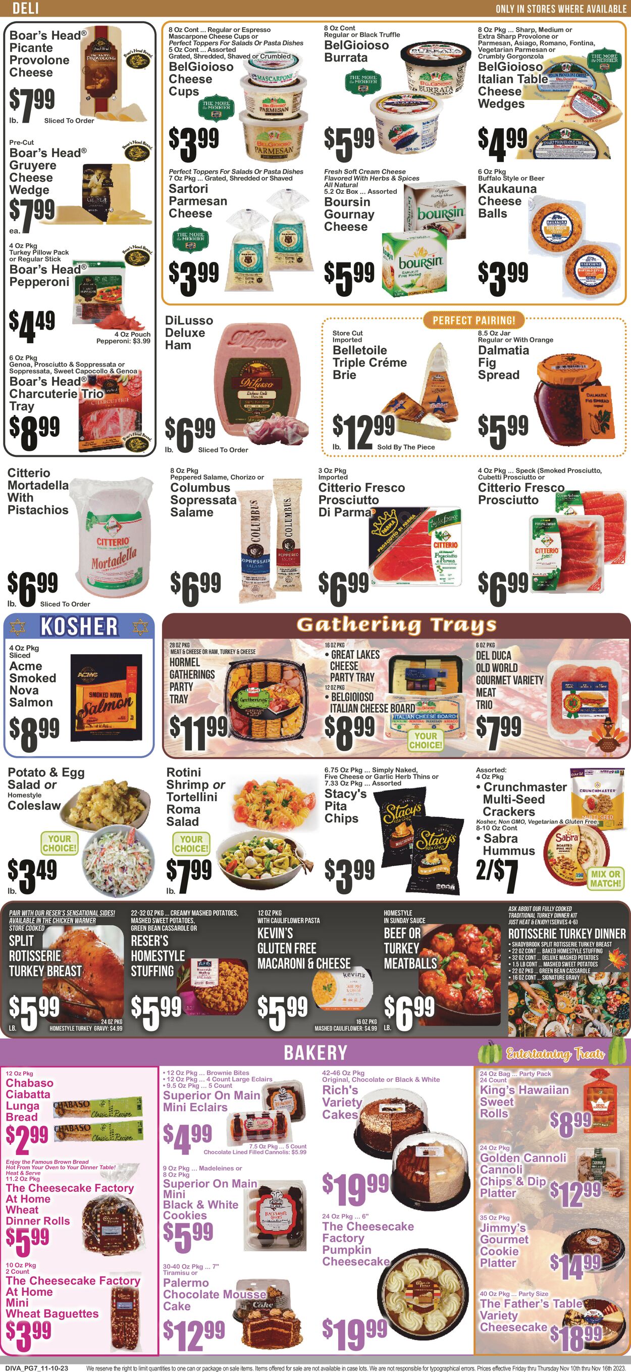 Key Food Weekly Ad Circular - valid 11/10-11/16/2023 (Page 8)