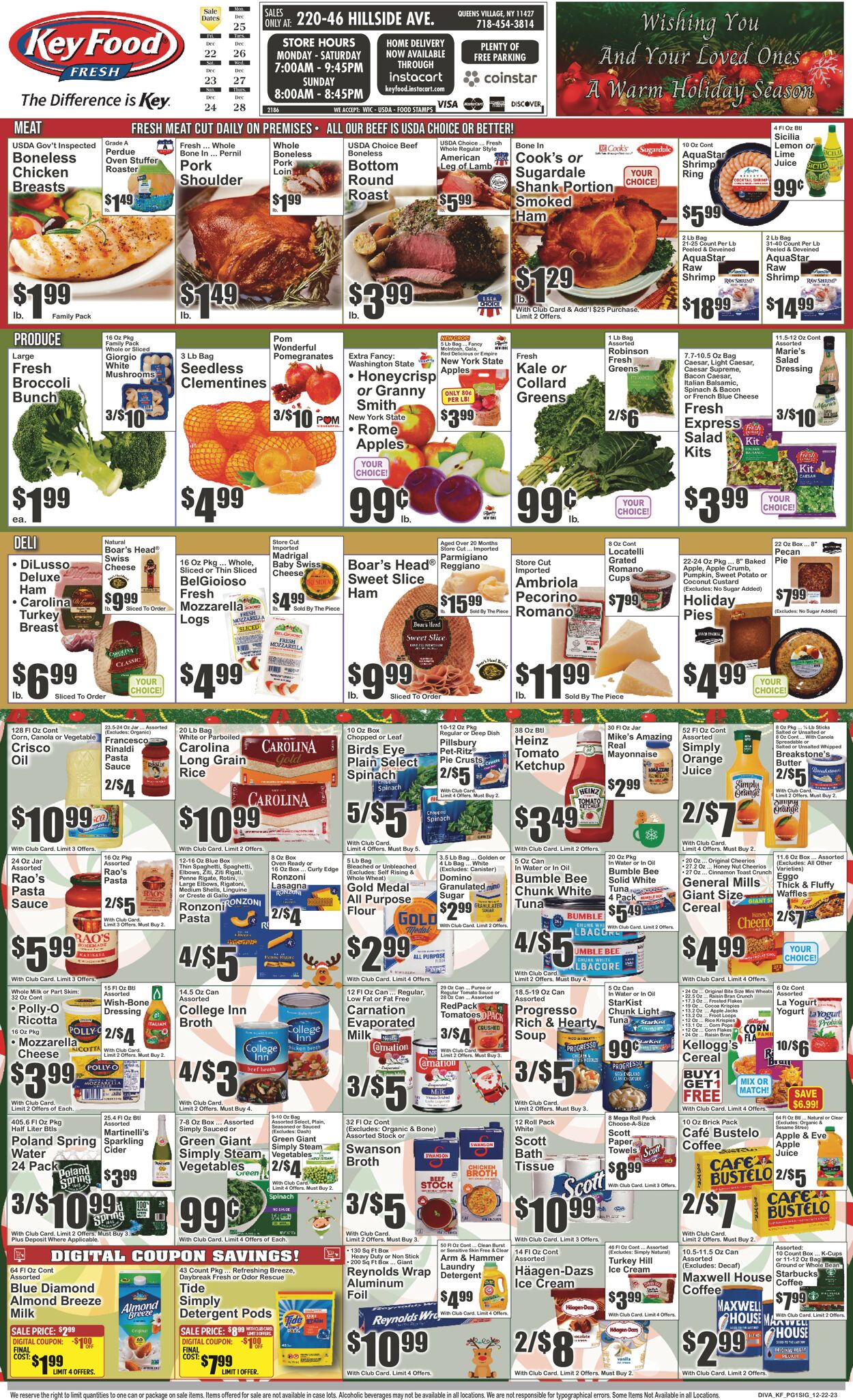 Key Food Weekly Ad Circular - valid 12/22-12/28/2023