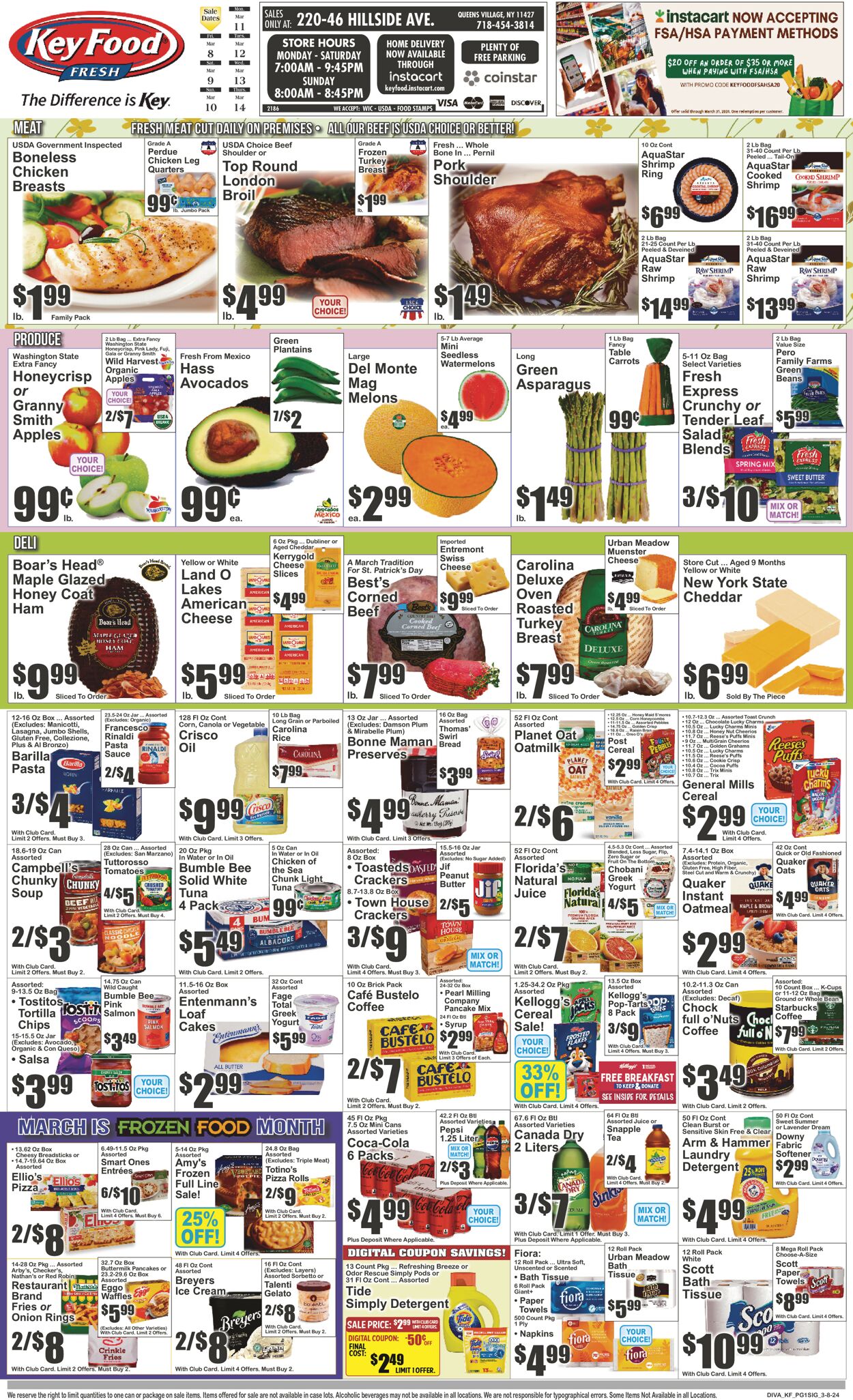 Key Food Weekly Ad Circular - valid 03/08-03/14/2024