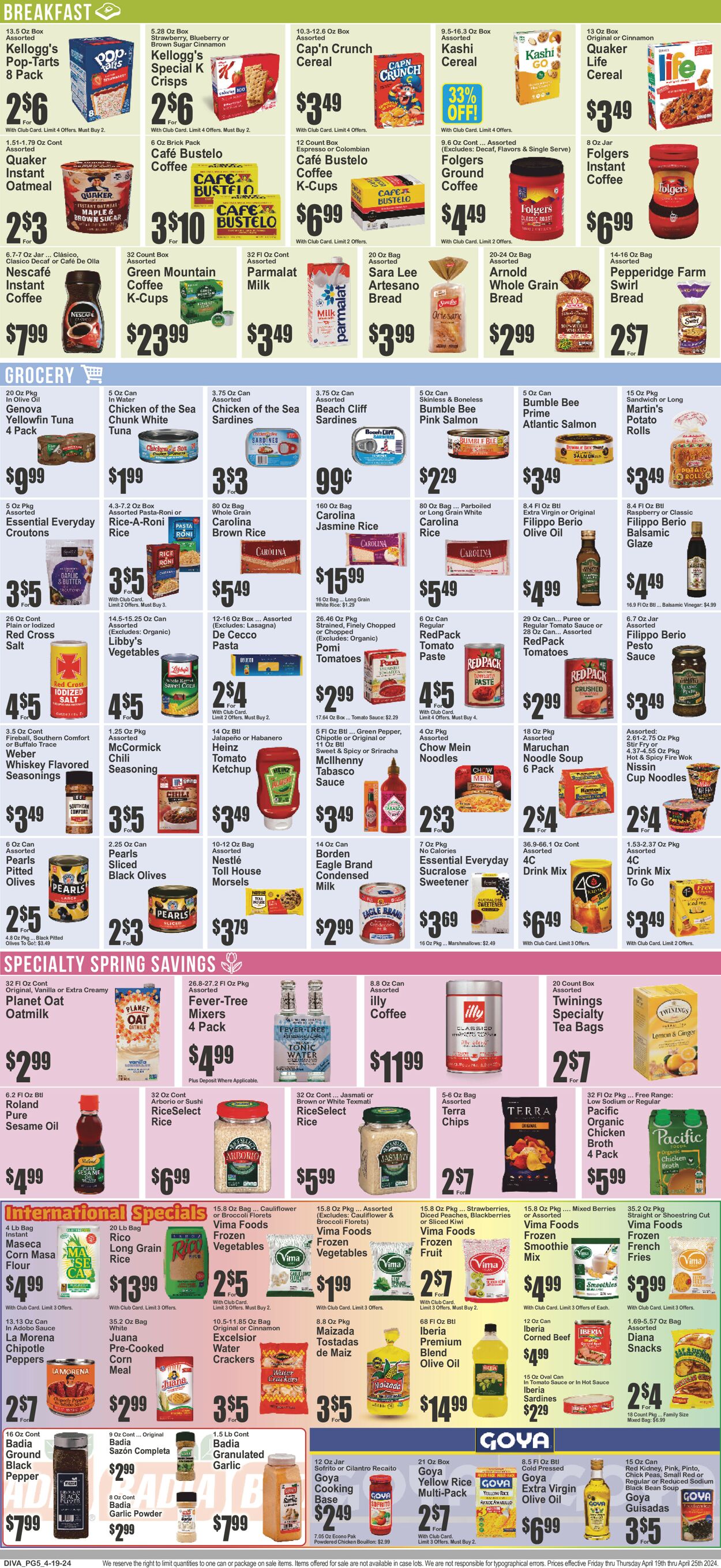 Key Food Weekly Ad Circular - valid 04/19-04/25/2024 (Page 6)