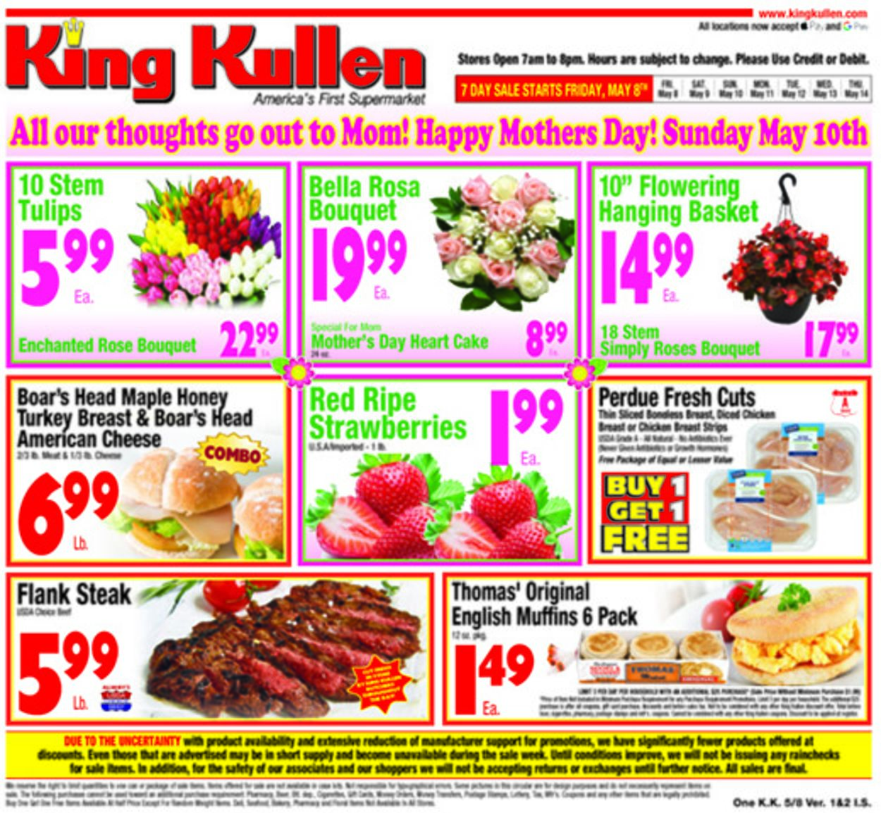 King Kullen Weekly Ad Circular - valid 05/08-05/14/2020