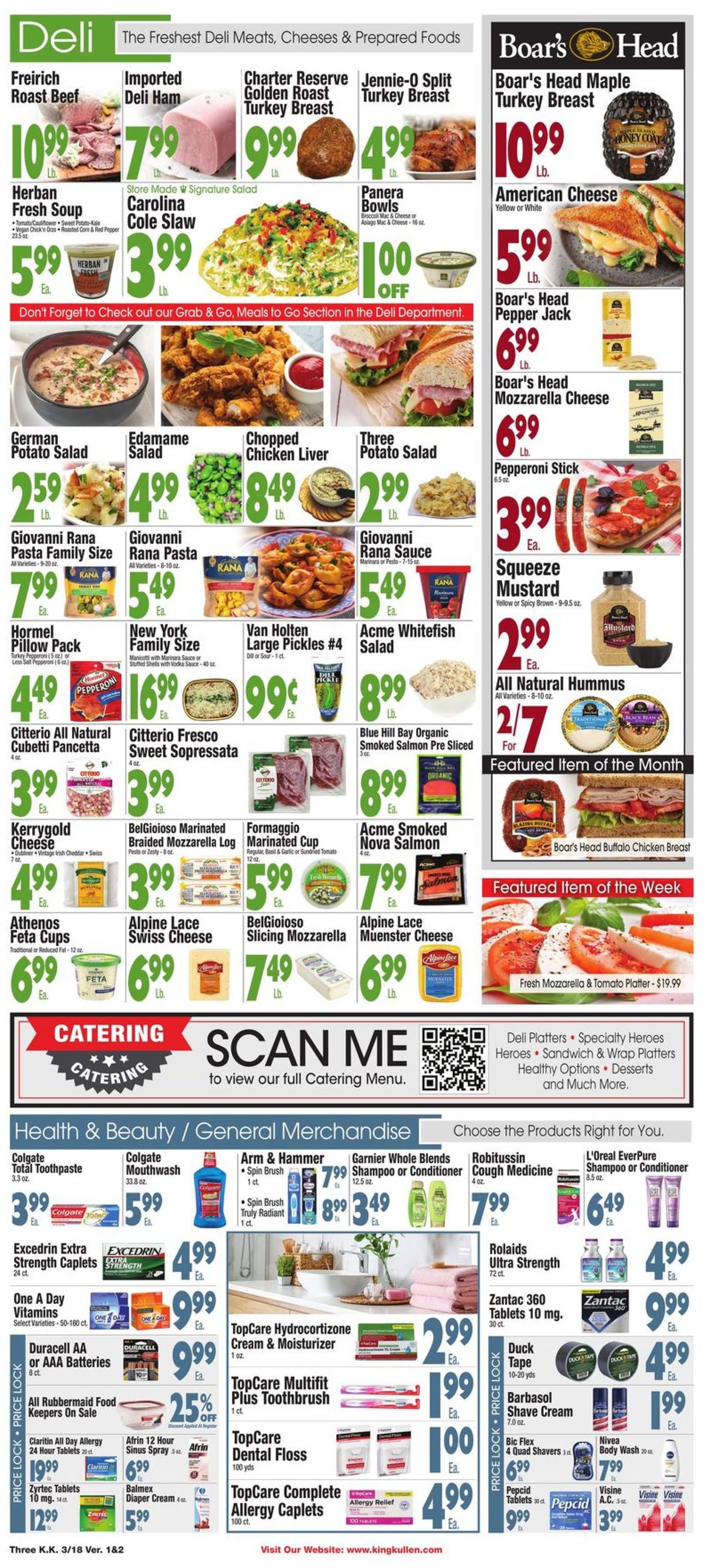 King Kullen Weekly Ad Circular - valid 03/18-03/24/2022 (Page 3)