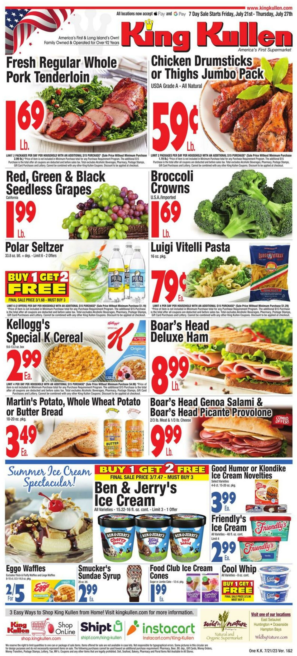 King Kullen Weekly Ad Circular - valid 07/21-07/27/2023