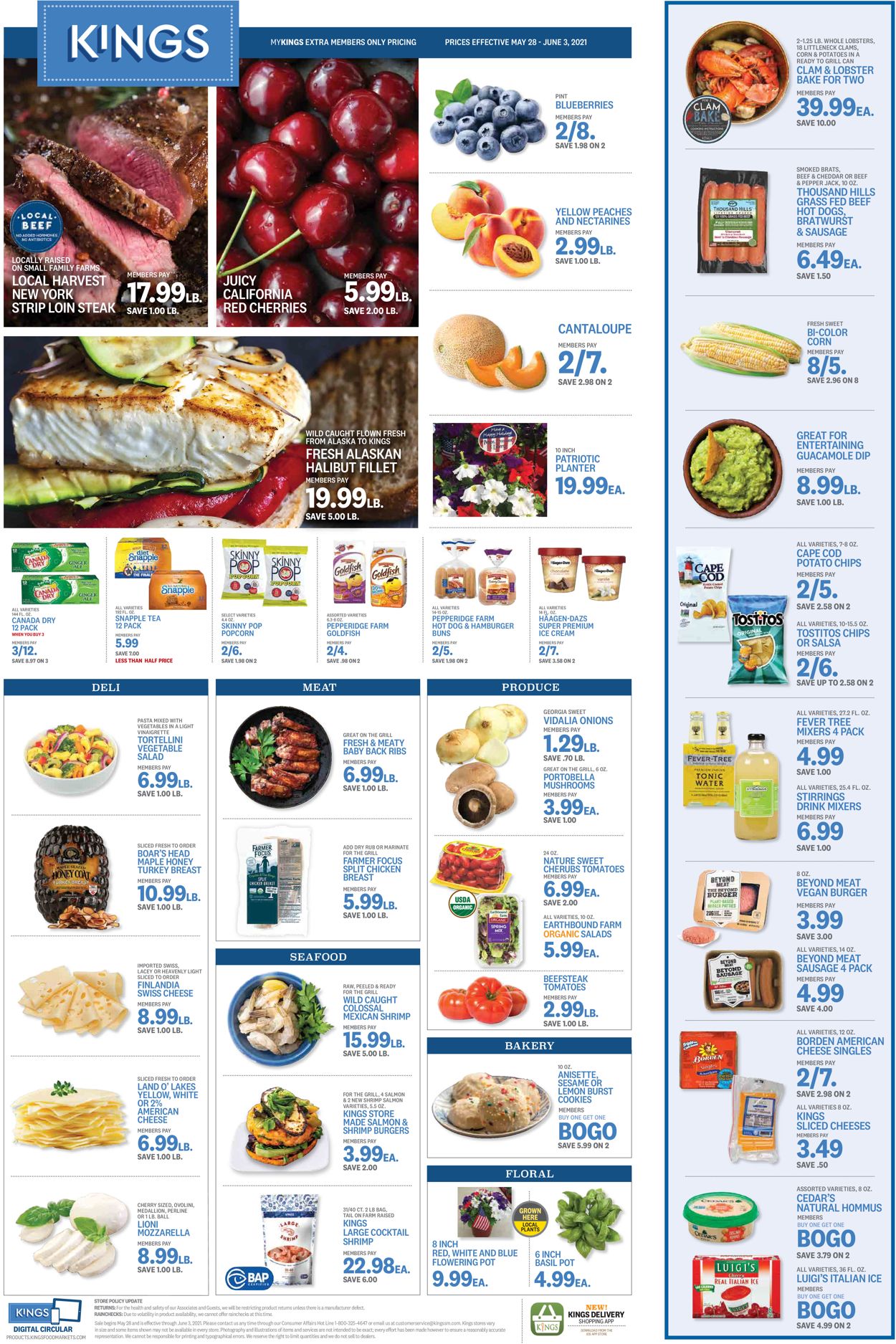 Kings Food Markets Weekly Ad Circular - valid 05/28-06/03/2021
