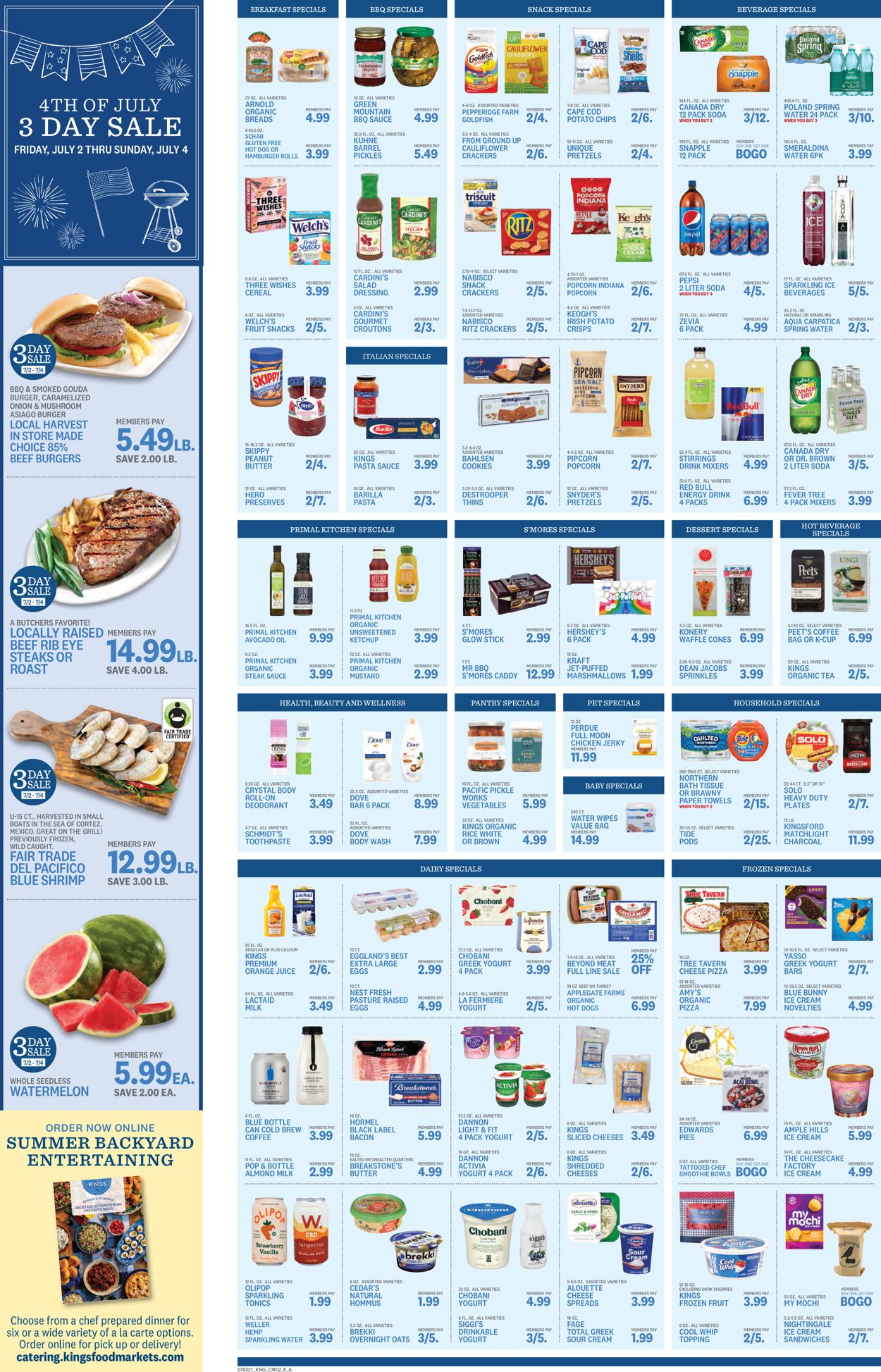 Kings Food Markets Weekly Ad Circular - valid 07/02-07/08/2021 (Page 2)