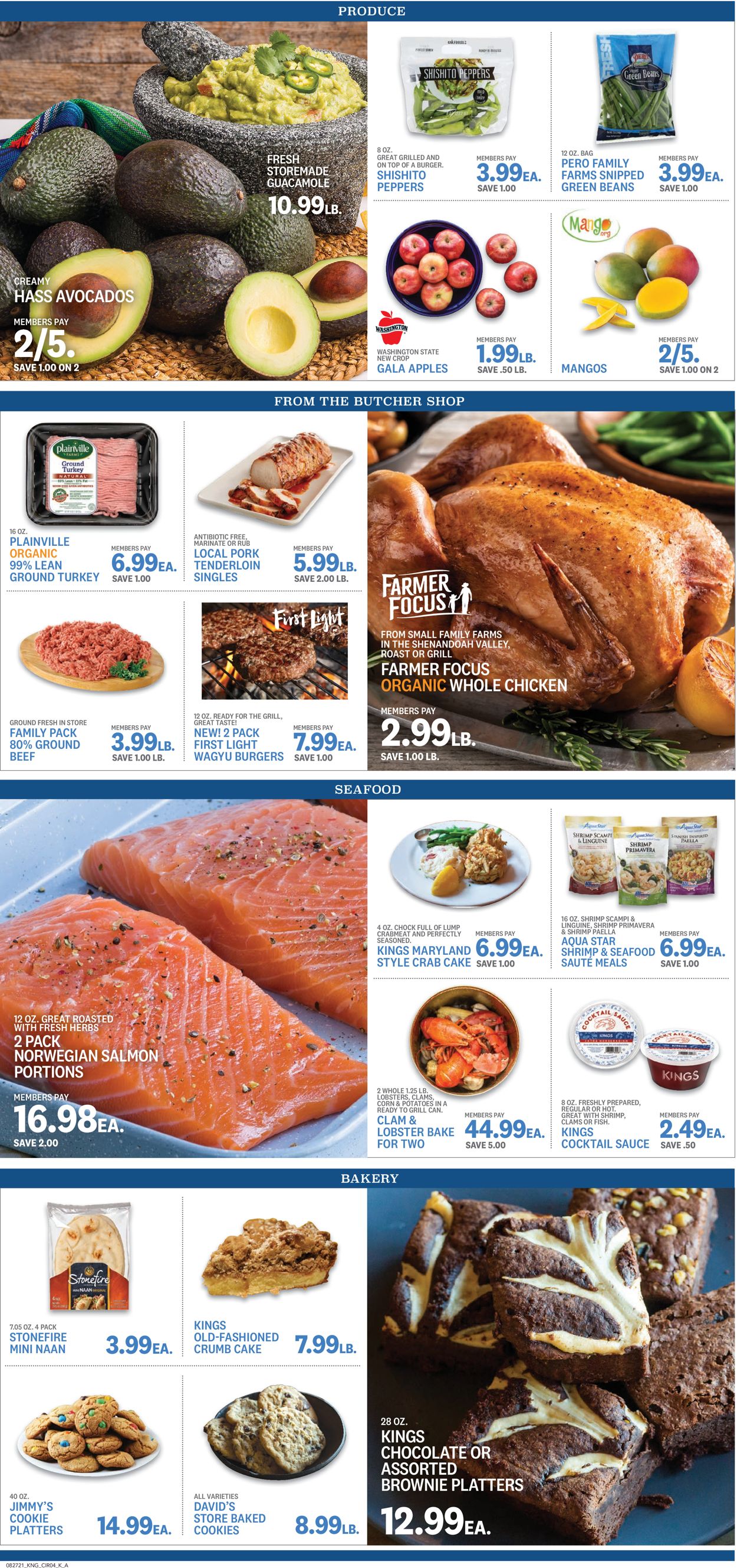 Kings Food Markets Weekly Ad Circular - valid 08/27-09/02/2021 (Page 4)