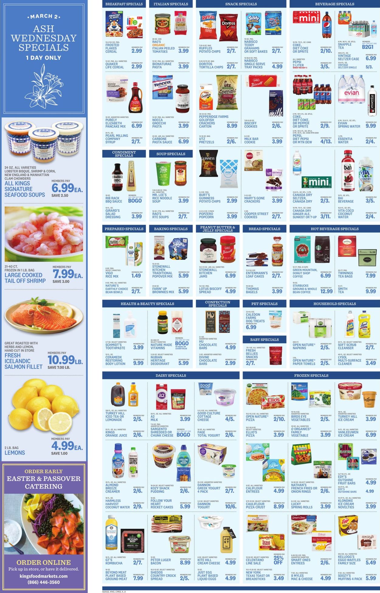 Kings Food Markets Weekly Ad Circular - valid 02/25-03/03/2022 (Page 2)