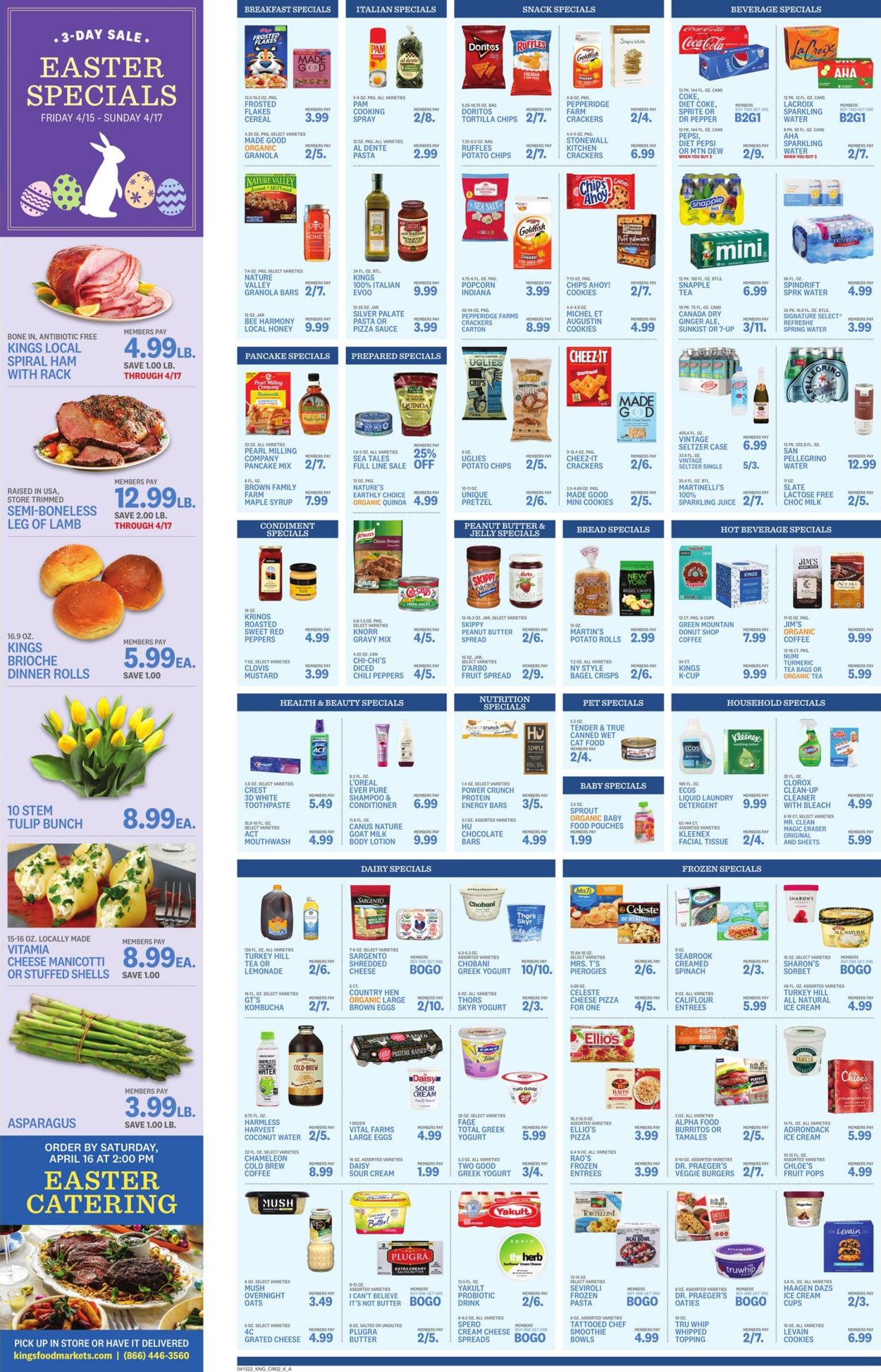 Kings Food Markets Weekly Ad Circular - valid 04/15-04/21/2022 (Page 2)