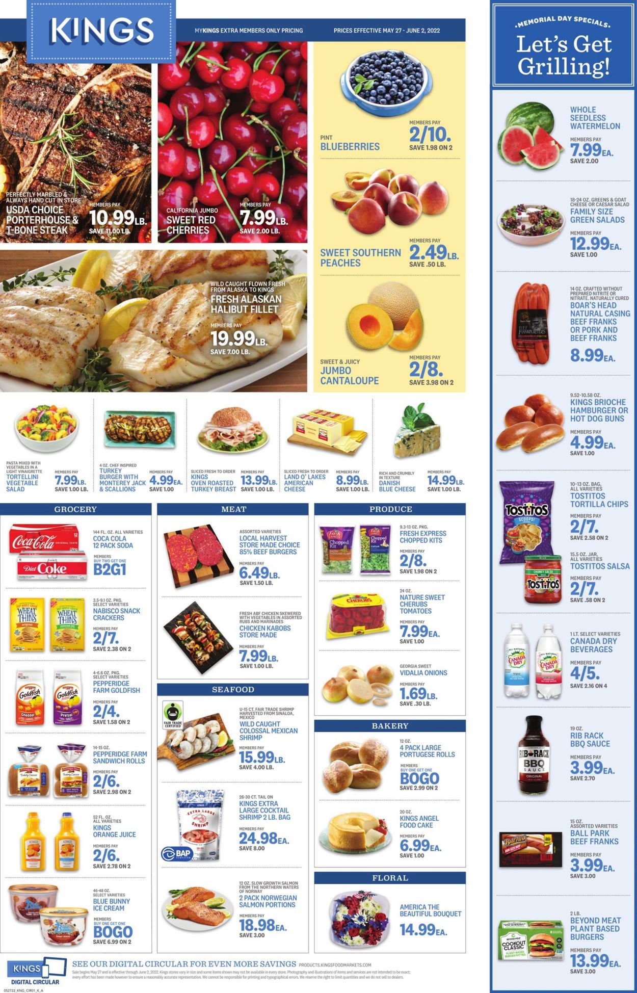 Kings Food Markets Weekly Ad Circular - valid 05/27-06/02/2022