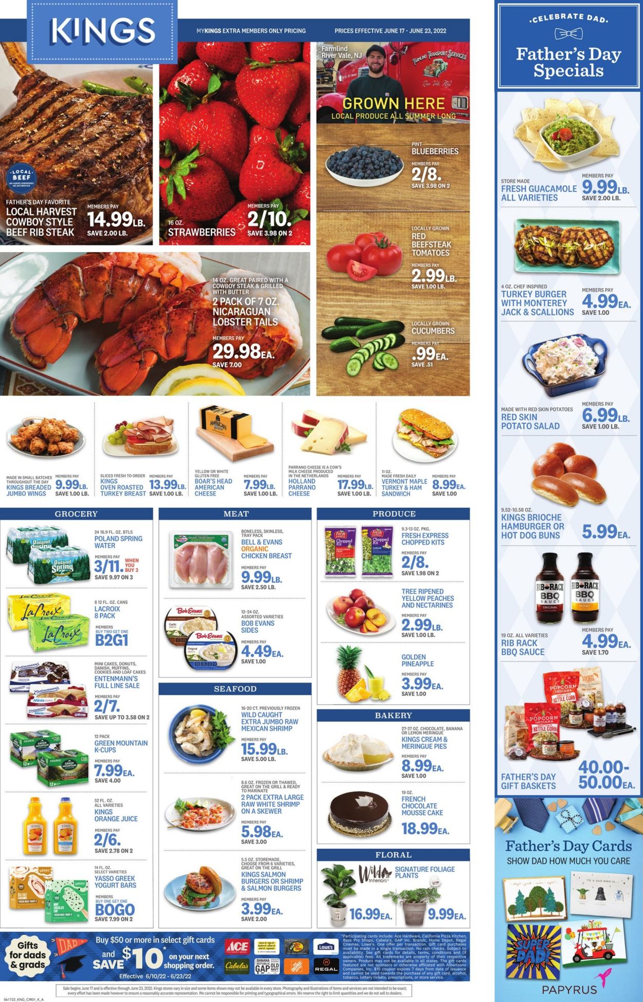 Kings Food Markets Weekly Ad Circular - valid 06/17-06/23/2022