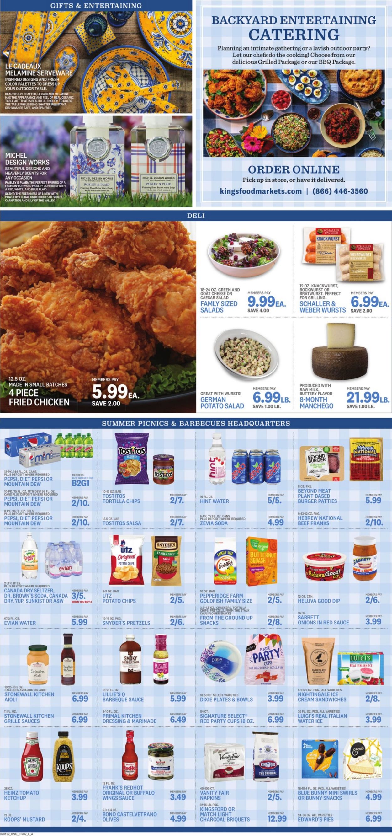 Kings Food Markets Weekly Ad Circular - valid 07/01-07/07/2022 (Page 2)