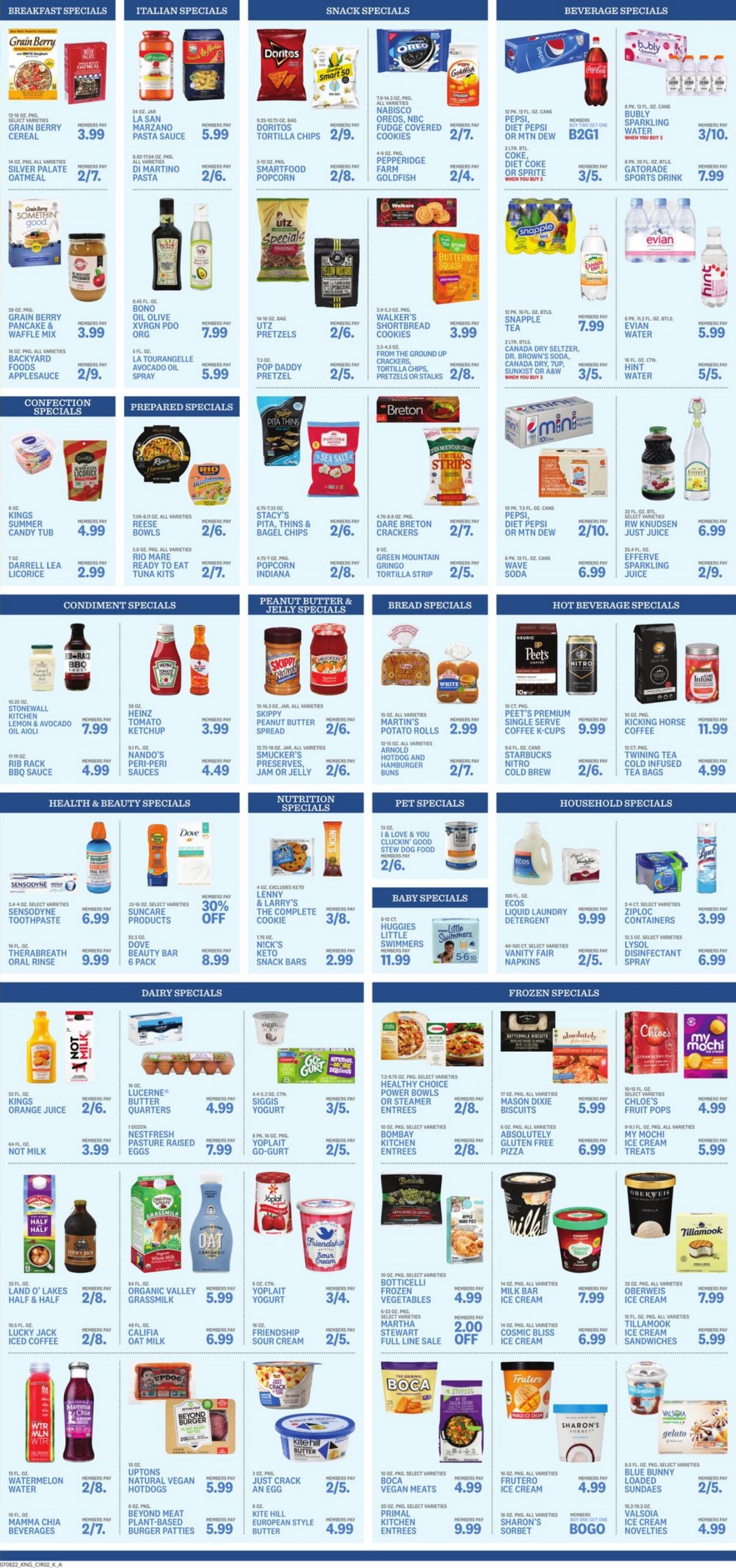 Kings Food Markets Weekly Ad Circular - valid 07/08-07/14/2022 (Page 2)