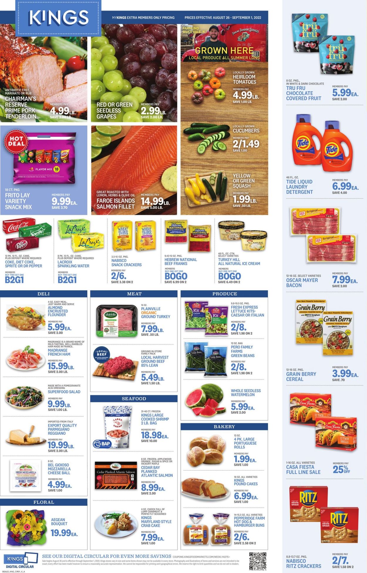 Kings Food Markets Weekly Ad Circular - valid 08/26-09/01/2022