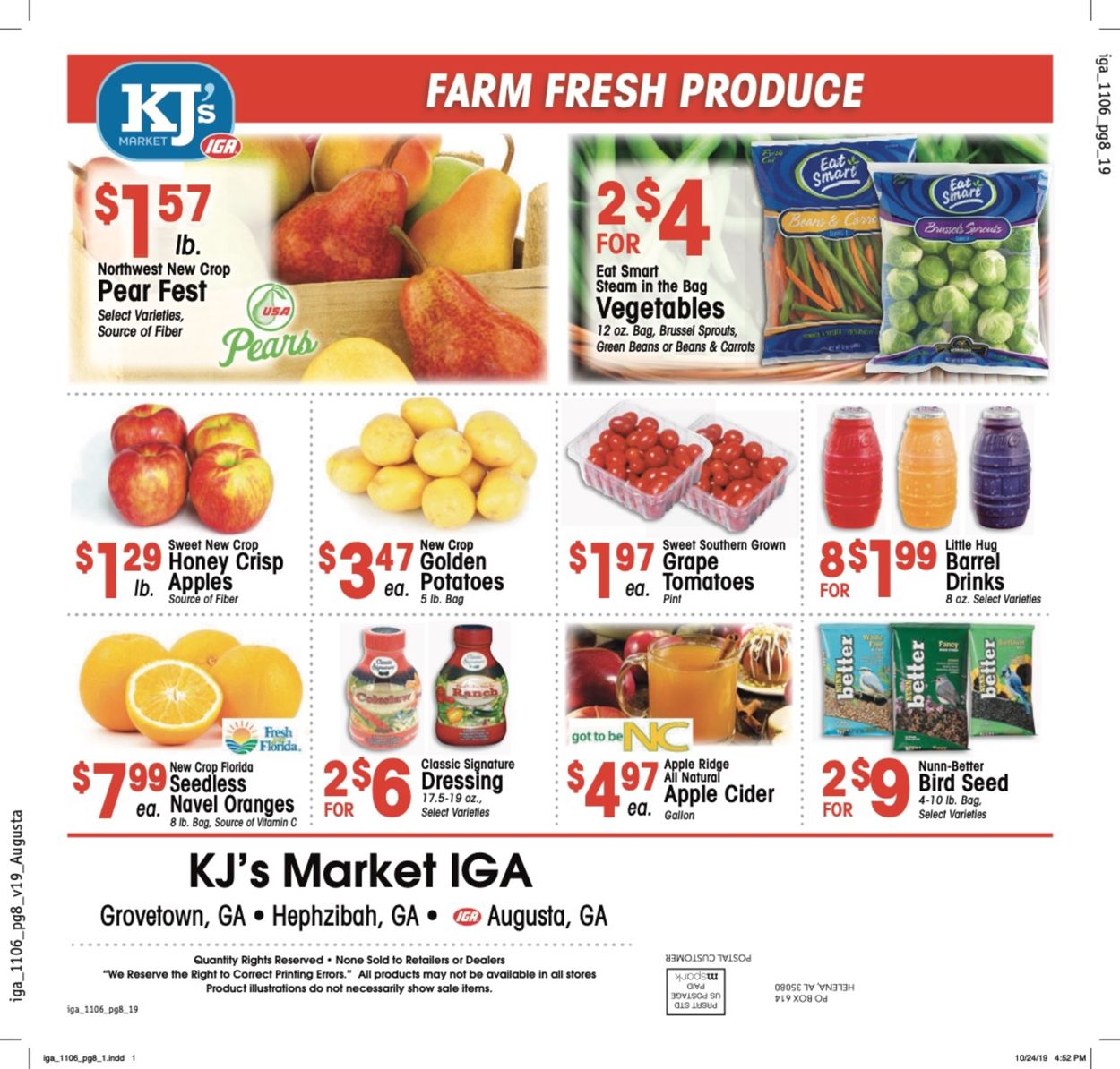 KJ´s Market Weekly Ad Circular - valid 11/06-11/12/2019 (Page 8)