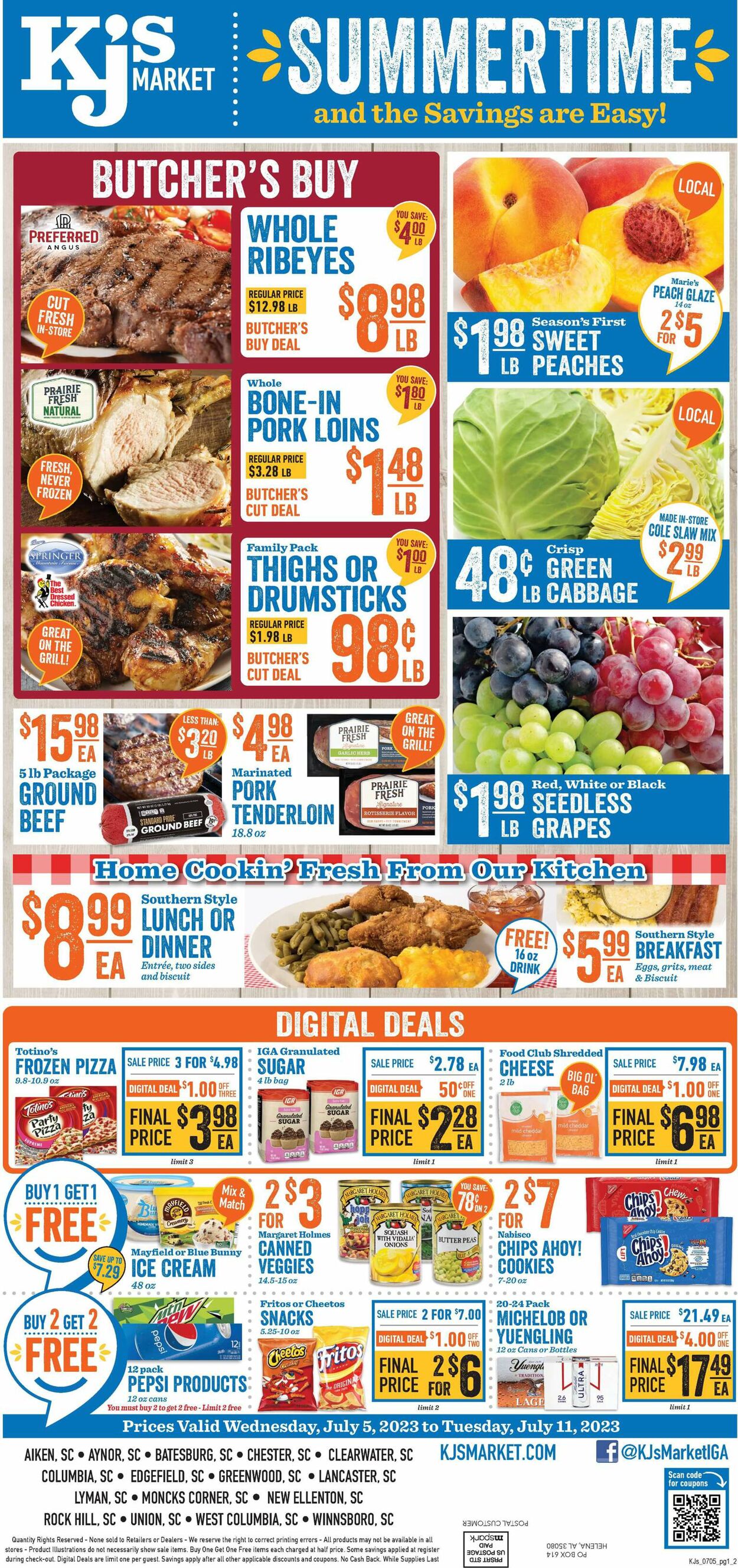 KJ´s Market Weekly Ad Circular - valid 07/05-07/11/2023