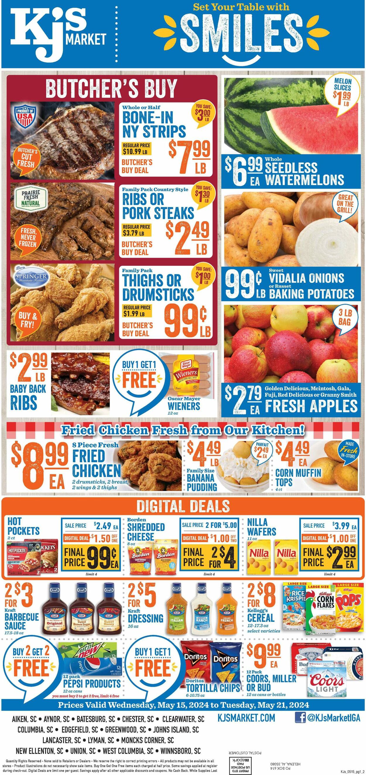 KJ´s Market Weekly Ad Circular - valid 05/15-05/21/2024