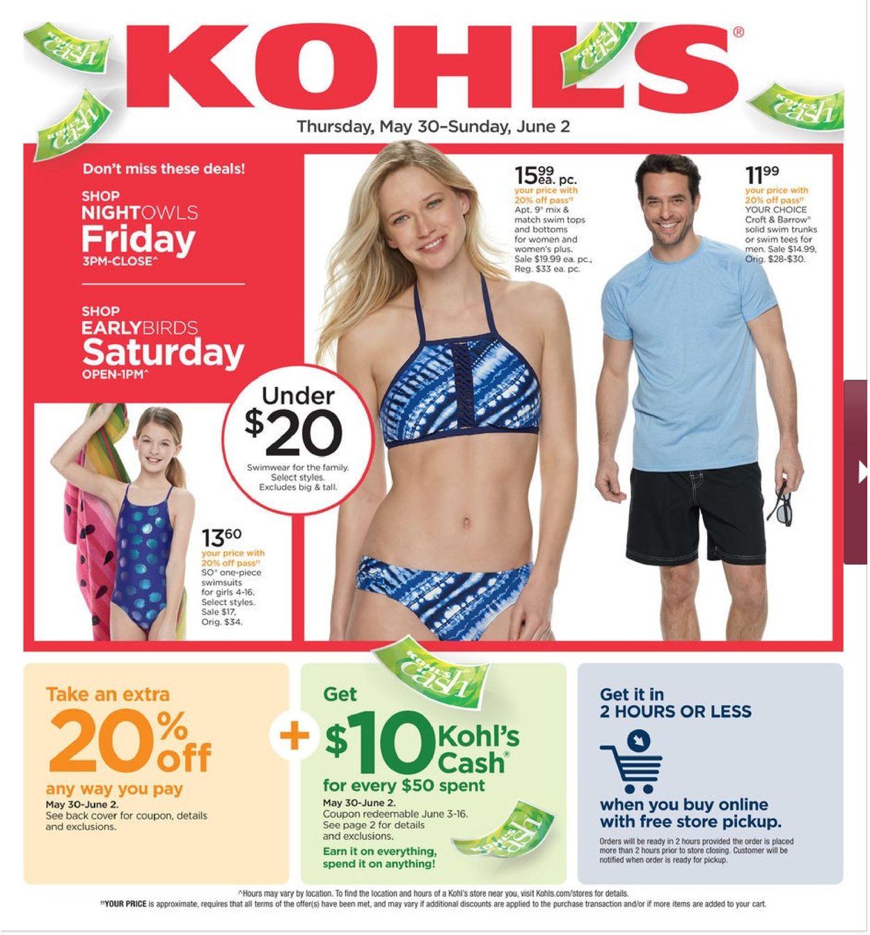 Kohl's Weekly Ad Circular - valid 05/30-06/02/2019