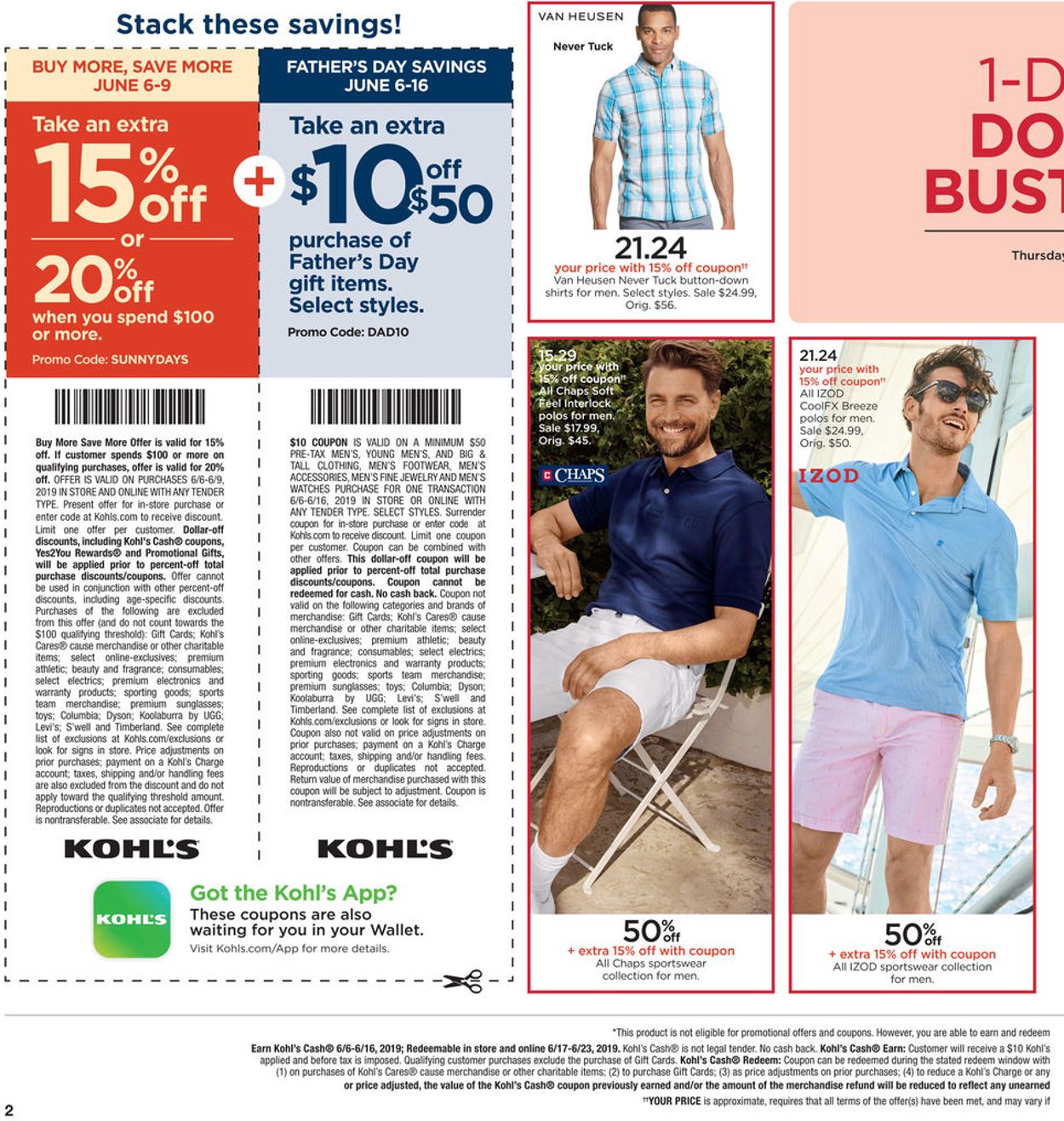 Kohl's Weekly Ad Circular - valid 06/06-06/16/2019 (Page 2)