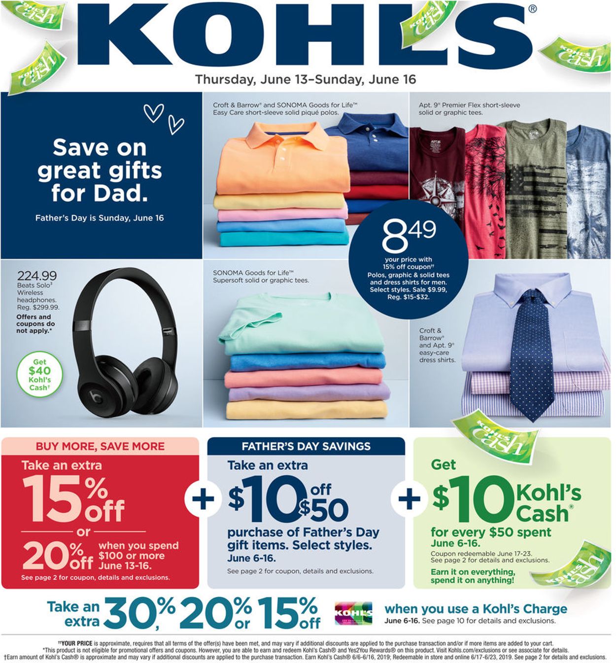 Kohl's Weekly Ad Circular - valid 06/13-06/16/2019
