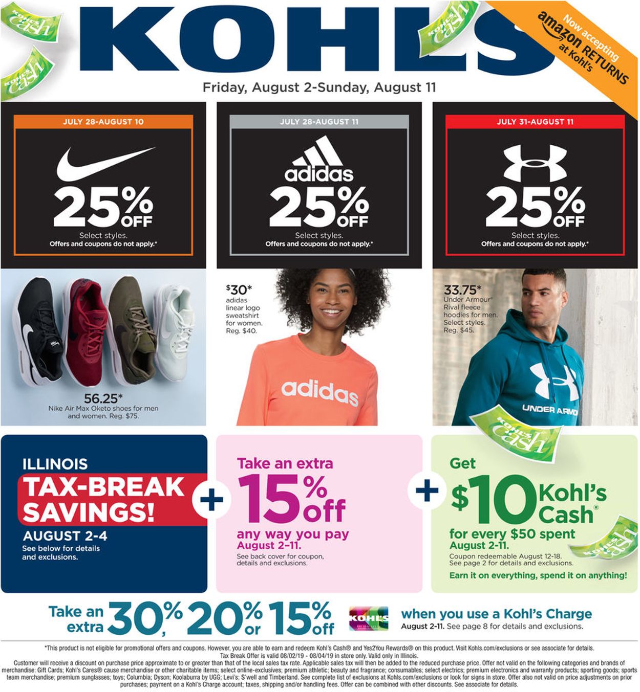 Kohl's Weekly Ad Circular - valid 08/02-08/11/2019