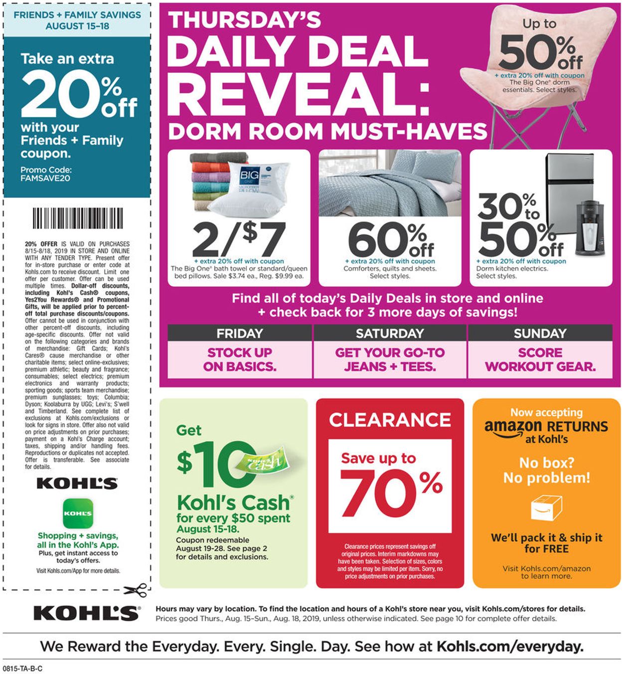 Kohl's Weekly Ad Circular - valid 08/15-08/18/2019 (Page 12)