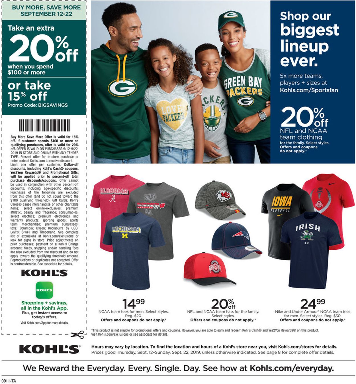 Kohl's Weekly Ad Circular - valid 09/12-09/22/2019 (Page 20)