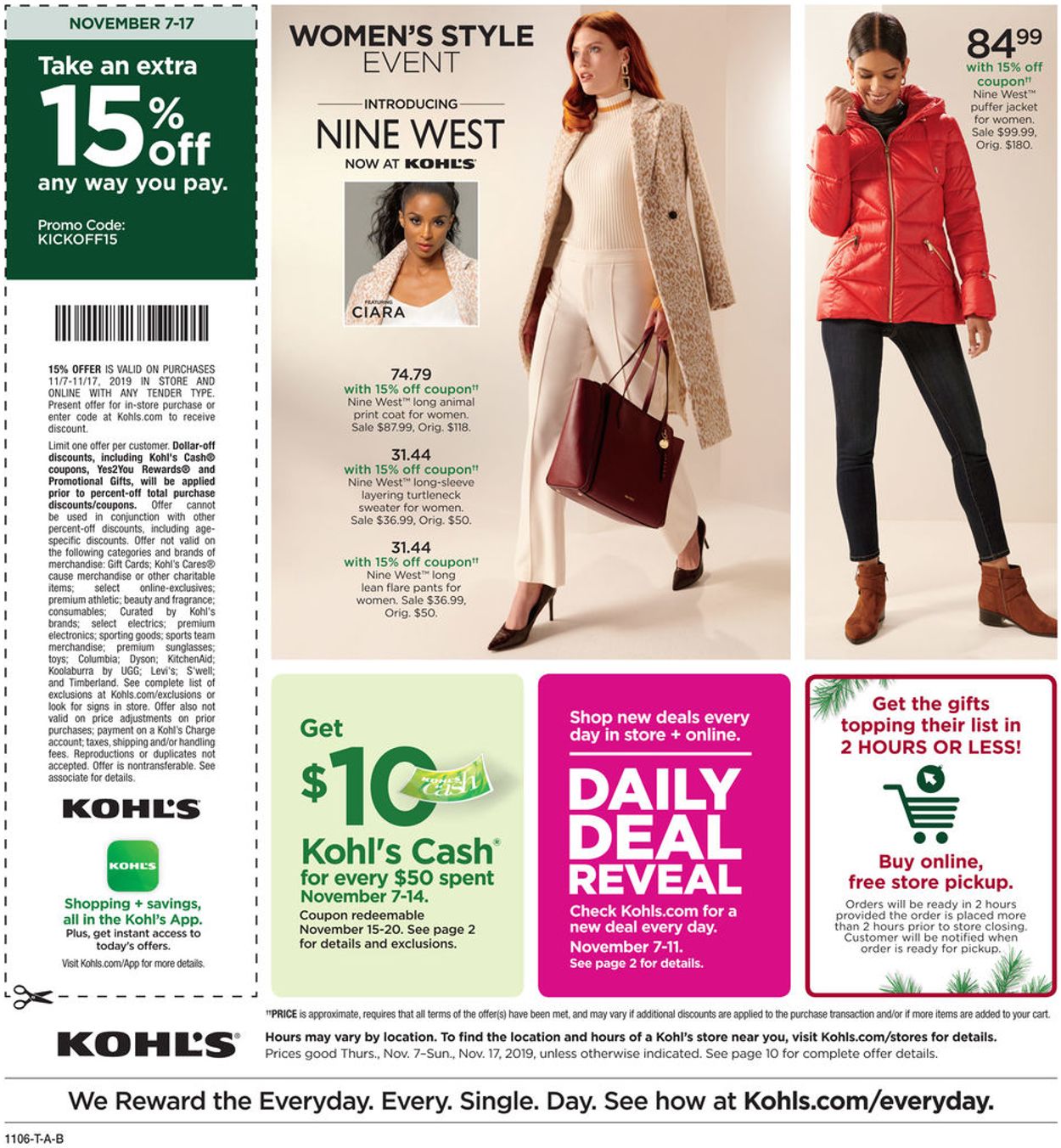 Kohl's Weekly Ad Circular - valid 11/07-11/17/2019 (Page 20)