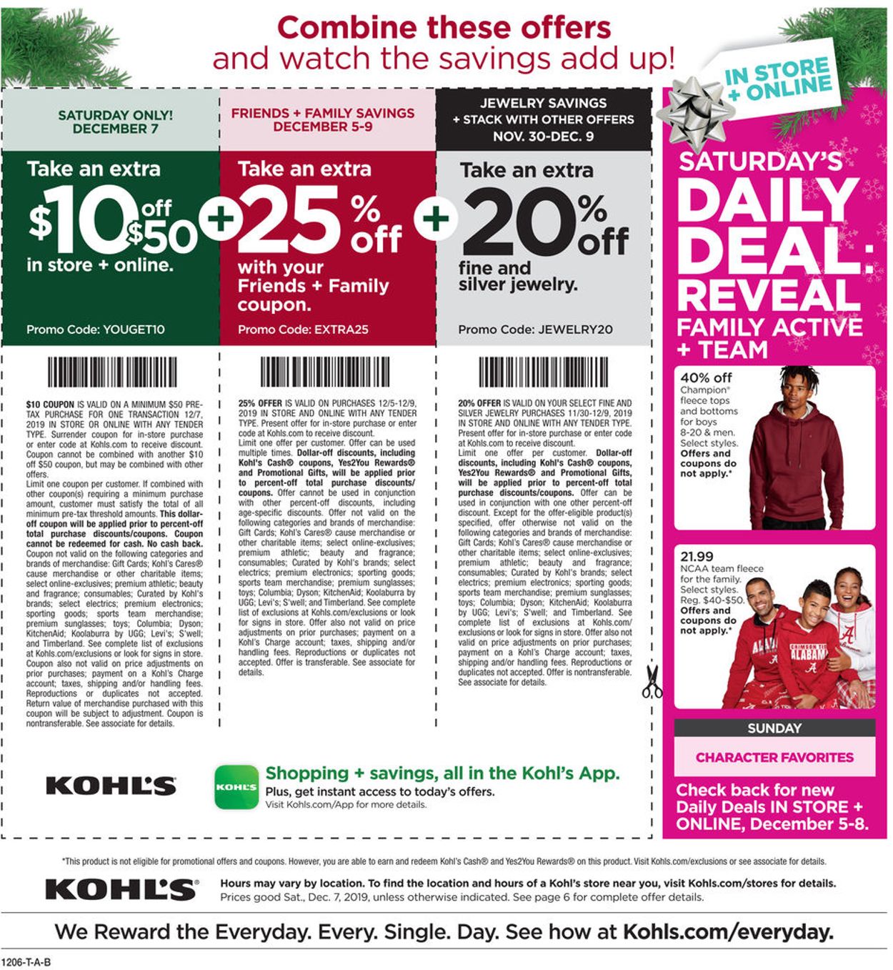 Kohl's - Holiday Ad 2019 Weekly Ad Circular - valid 12/07-12/07/2019 (Page 8)