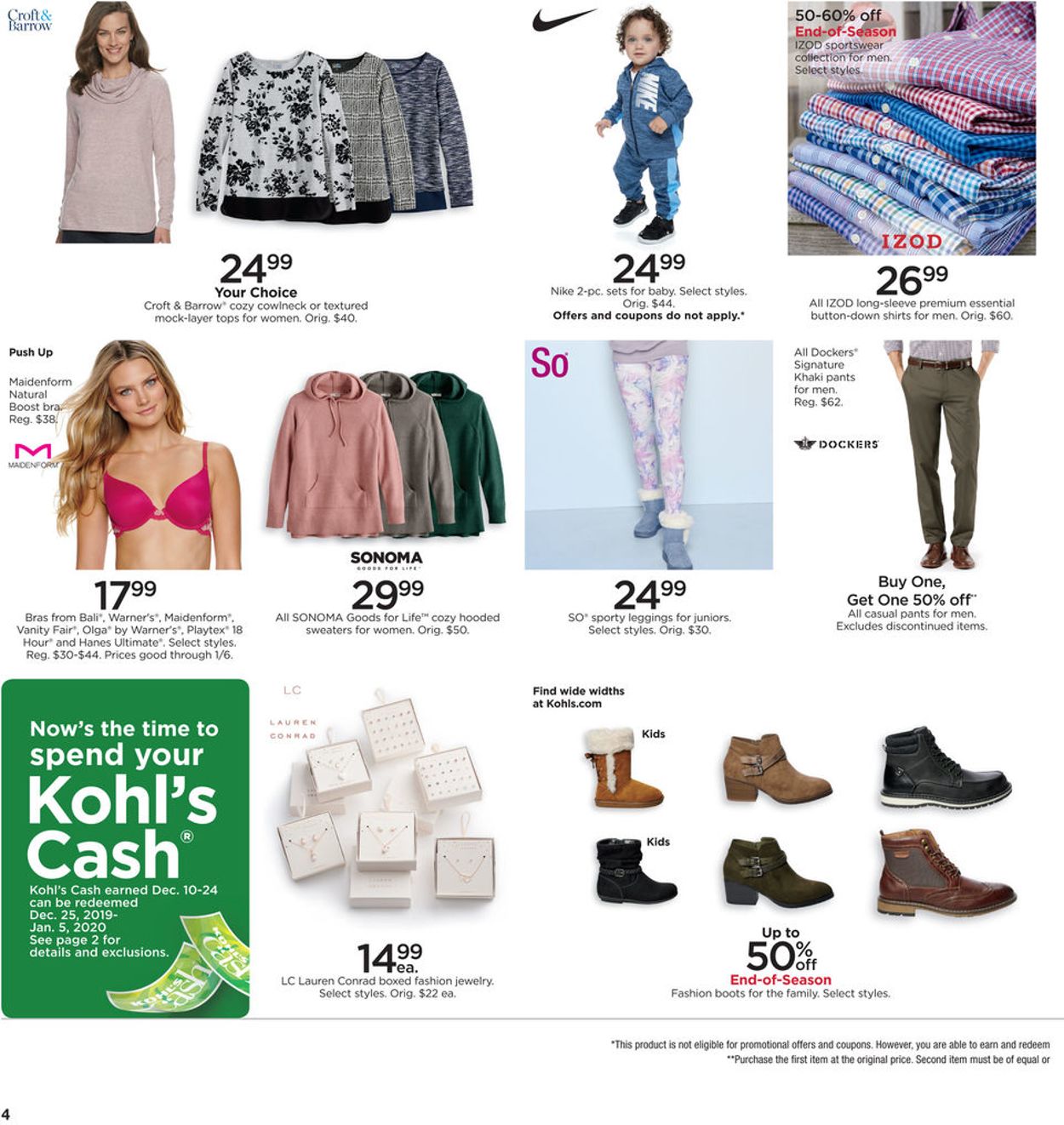 Kohl's Weekly Ad Circular - valid 01/03-01/08/2020 (Page 4)