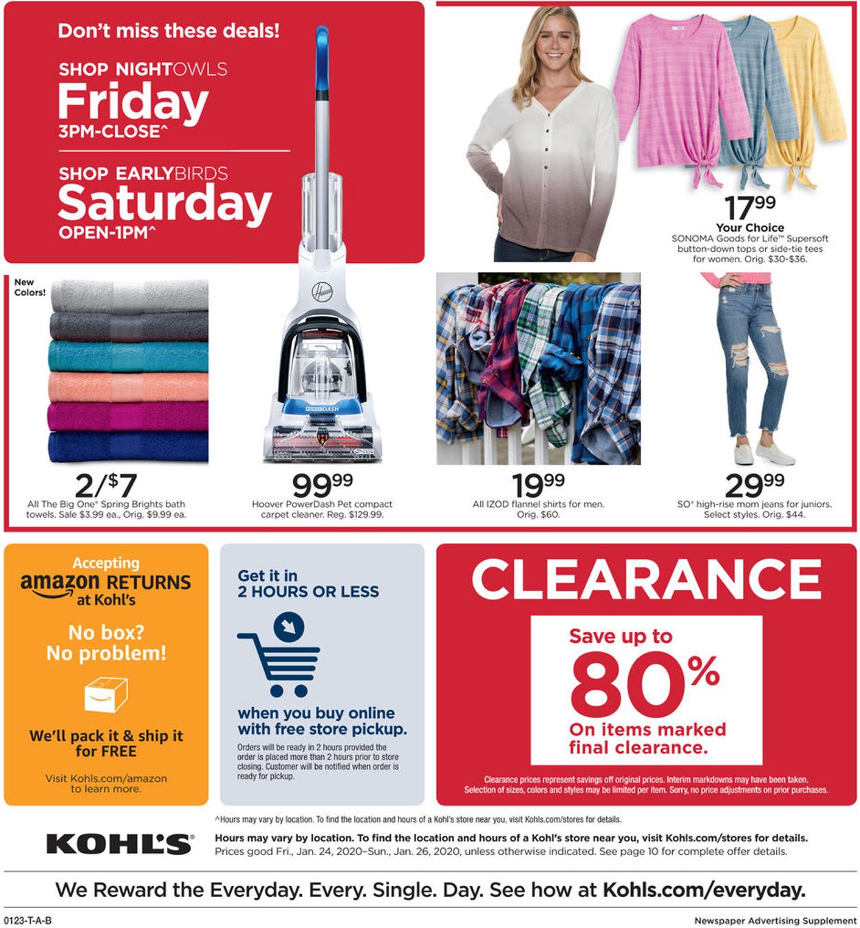 Kohl's Weekly Ad Circular - valid 01/24-01/26/2020 (Page 12)