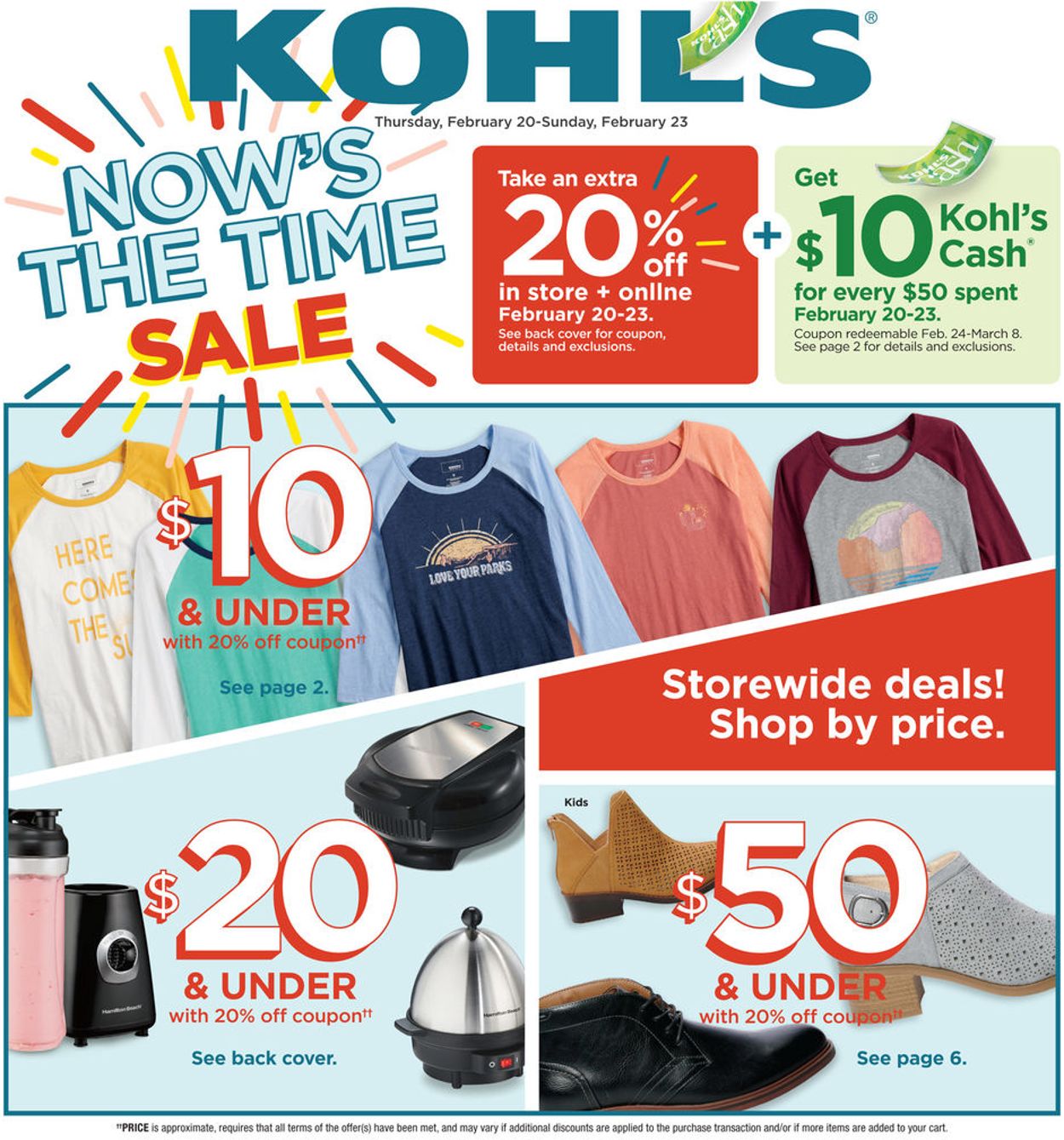 Kohl's Weekly Ad Circular - valid 02/20-02/23/2020