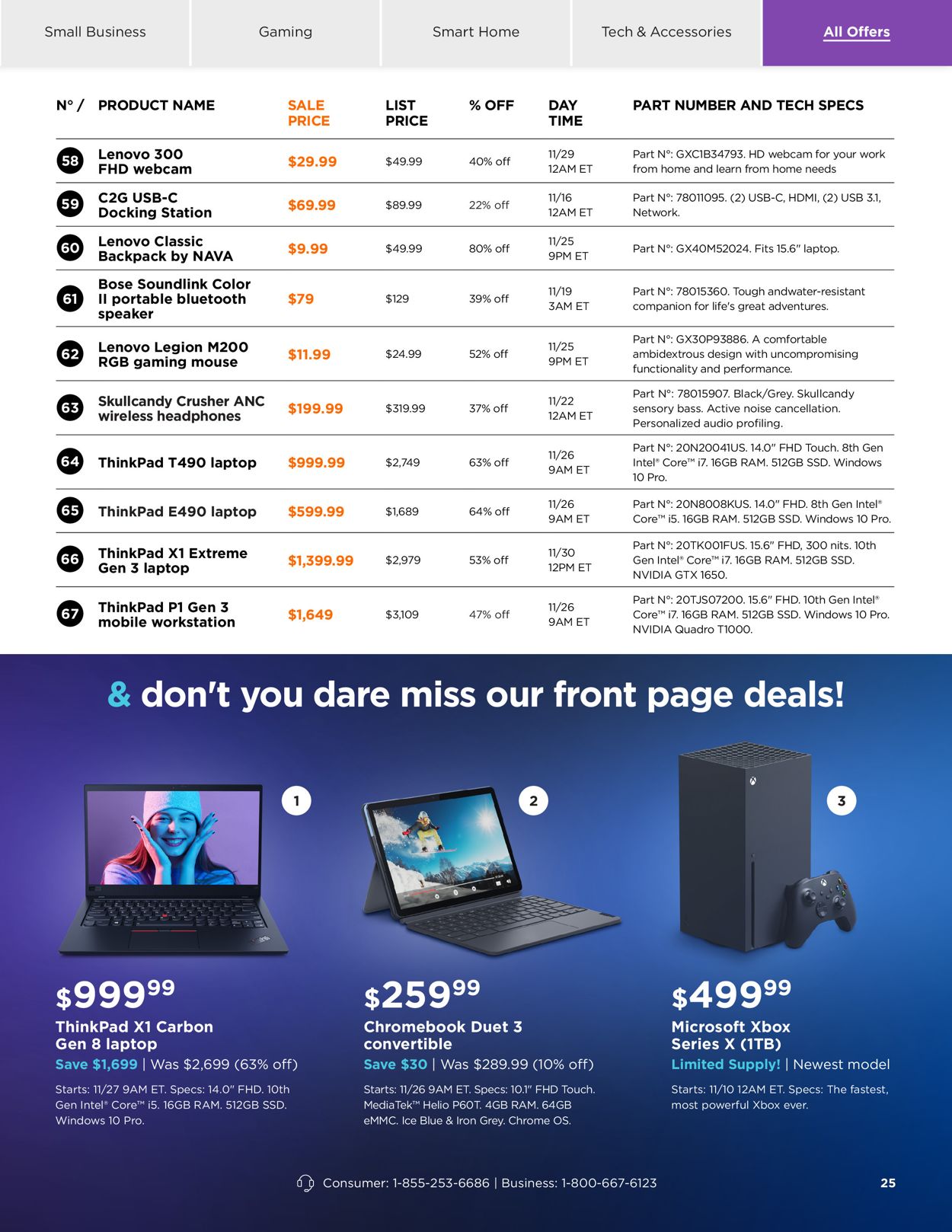 Lenovo Black Friday 2020 Weekly Ad Circular - valid 11/16-12/06/2020 (Page 25)