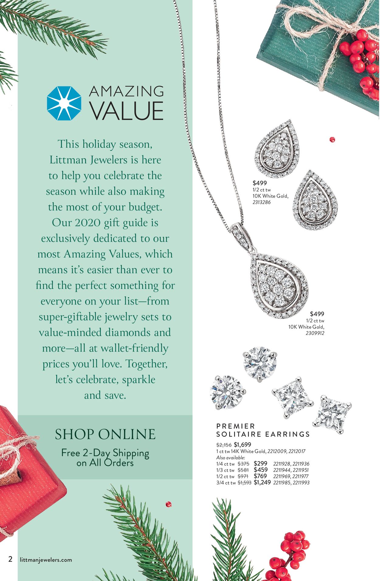 Littman Jewelers Holiday Catalog 2020 Weekly Ad Circular - valid 12/18-01/05/2021 (Page 2)